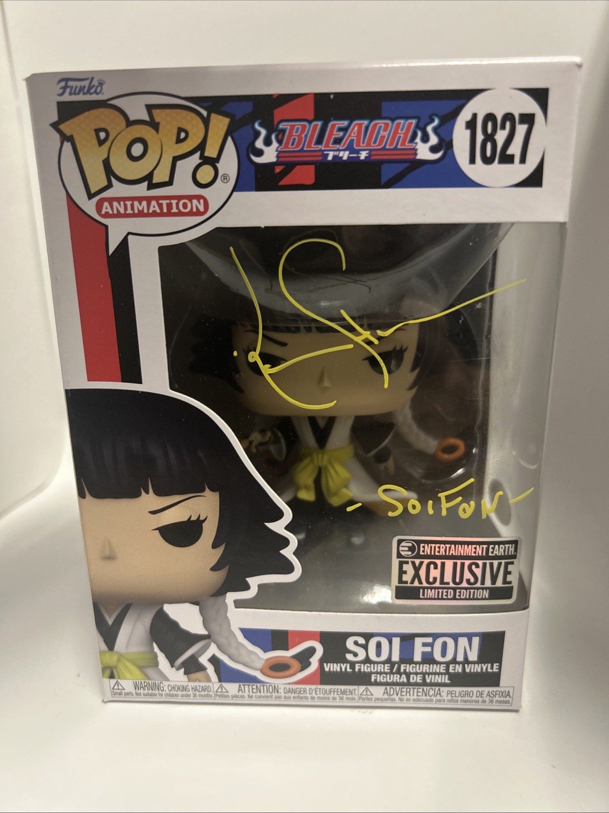 JSA Signed Karen Strassman Funko Pop Soi Fon Entertainment Earth Exclusive #1827
