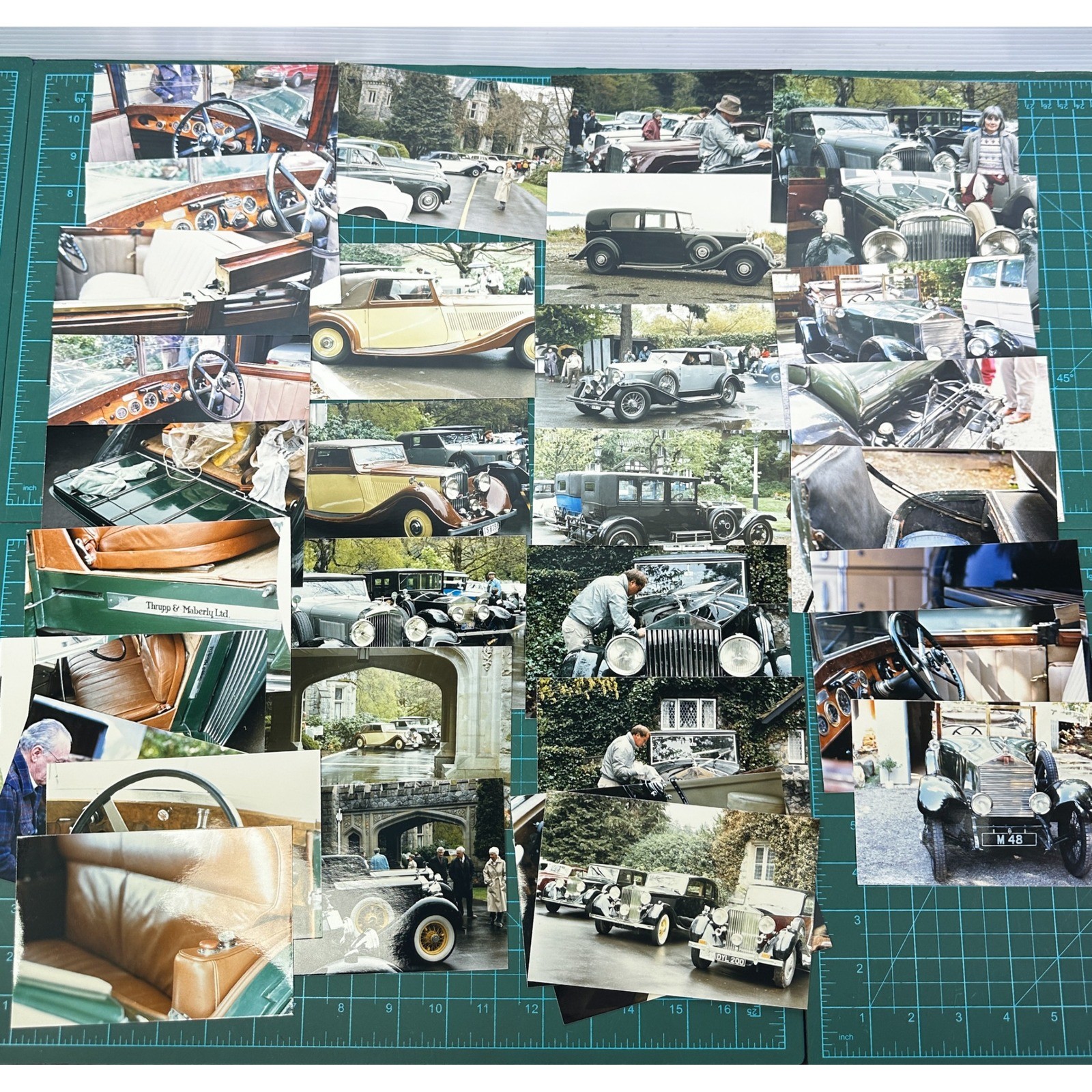 Vintage Pre-War Rolls-Royce & Bentley Photo Lot 35+ Interior & Detail Reference