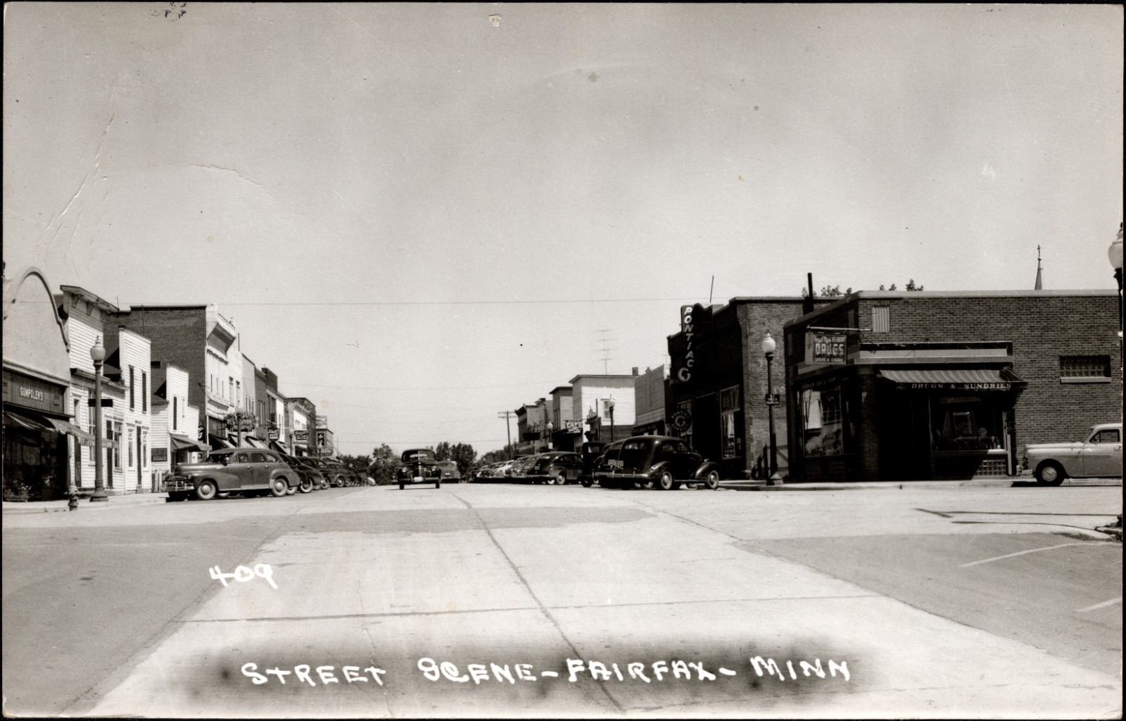 Fairfax MN Street Scene with Vintage Automobiles RPPC 1950-1990s Eastman Kodak Fairfax MN Street Scene with Vintage Automobiles RPPC 1950-1990s Eastman Kodak