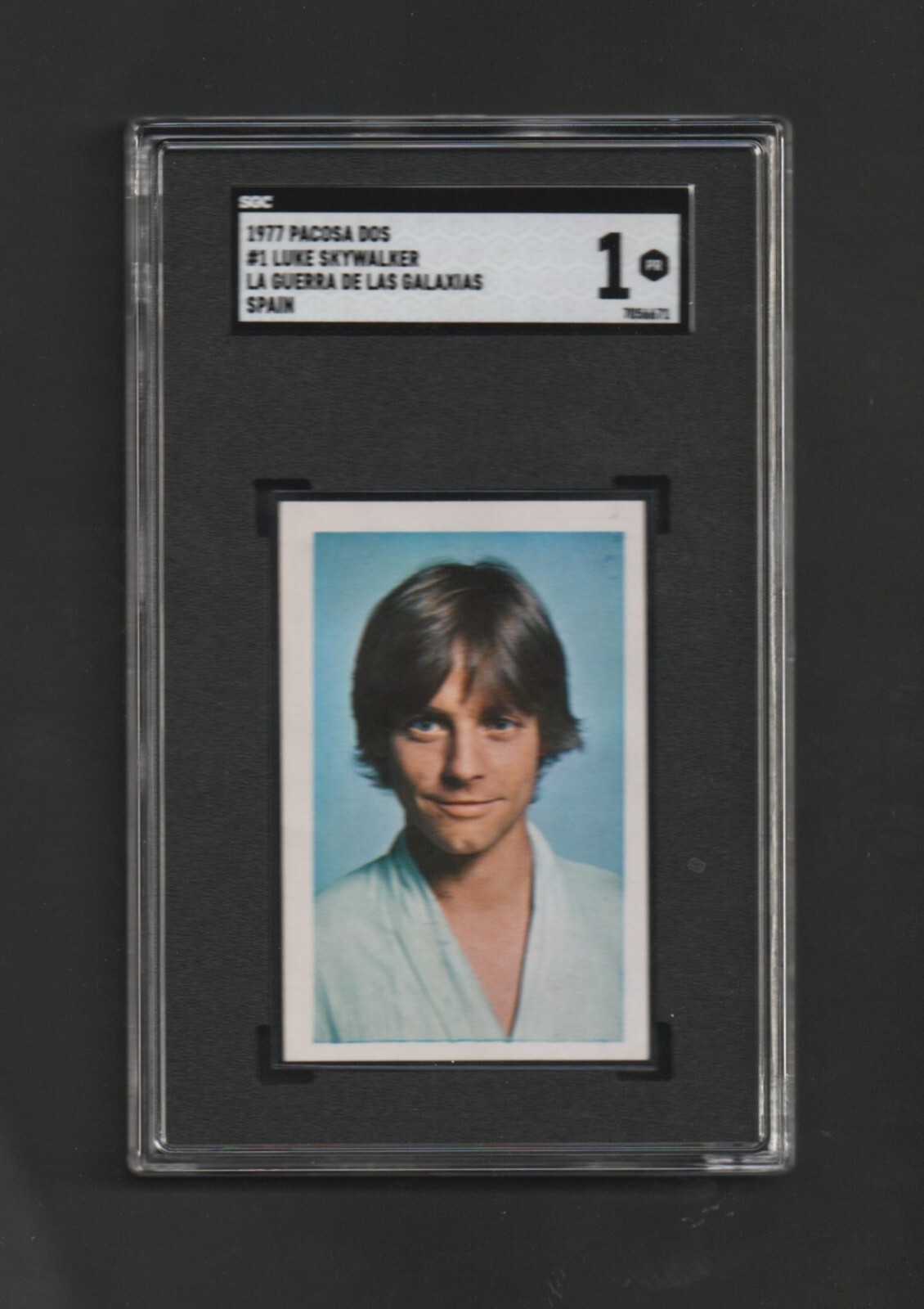 1977 Pacosa Star Wars #1 LUKE SKYWALKER ~ SGC ~ La Guerra de las Galaxias ~ RARE 1977 Pacosa Star Wars #1 LUKE SKYWALKER ~ SGC ~ La Guerra de las Galaxias ~ RARE