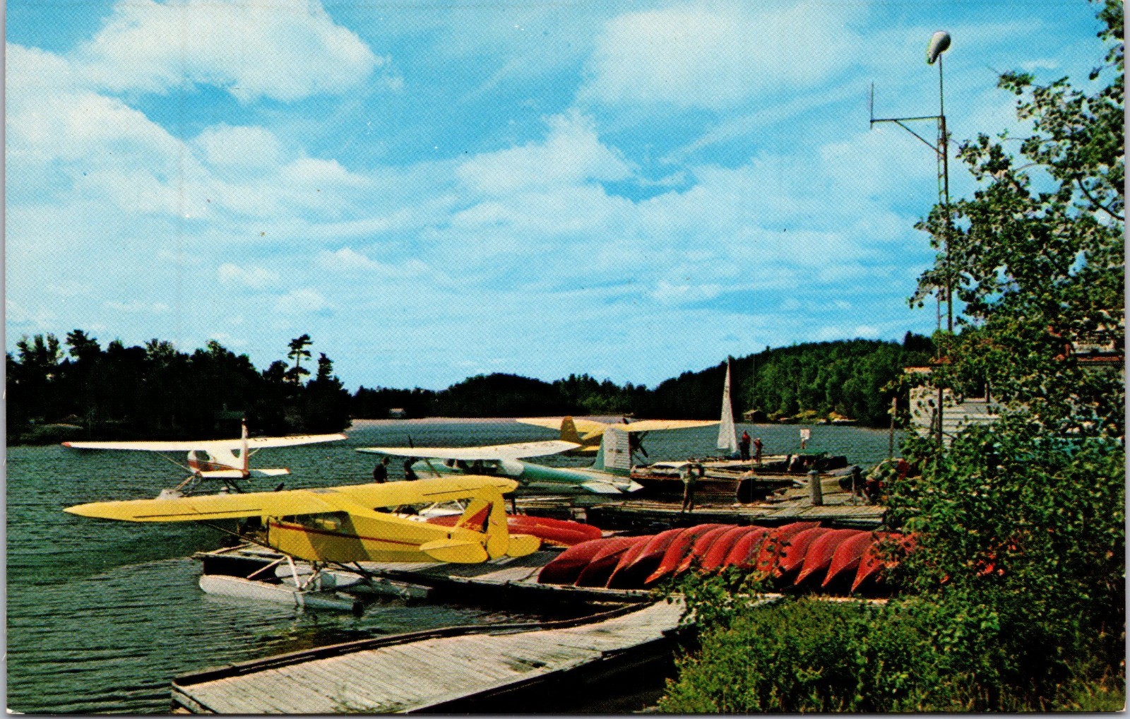 PC5182 Canada Ontario Temagami Lake Timagami Lakeland Airways Airplane Postcard PC5182 Canada Ontario Temagami Lake Timagami Lakeland Airways Airplane Postcard