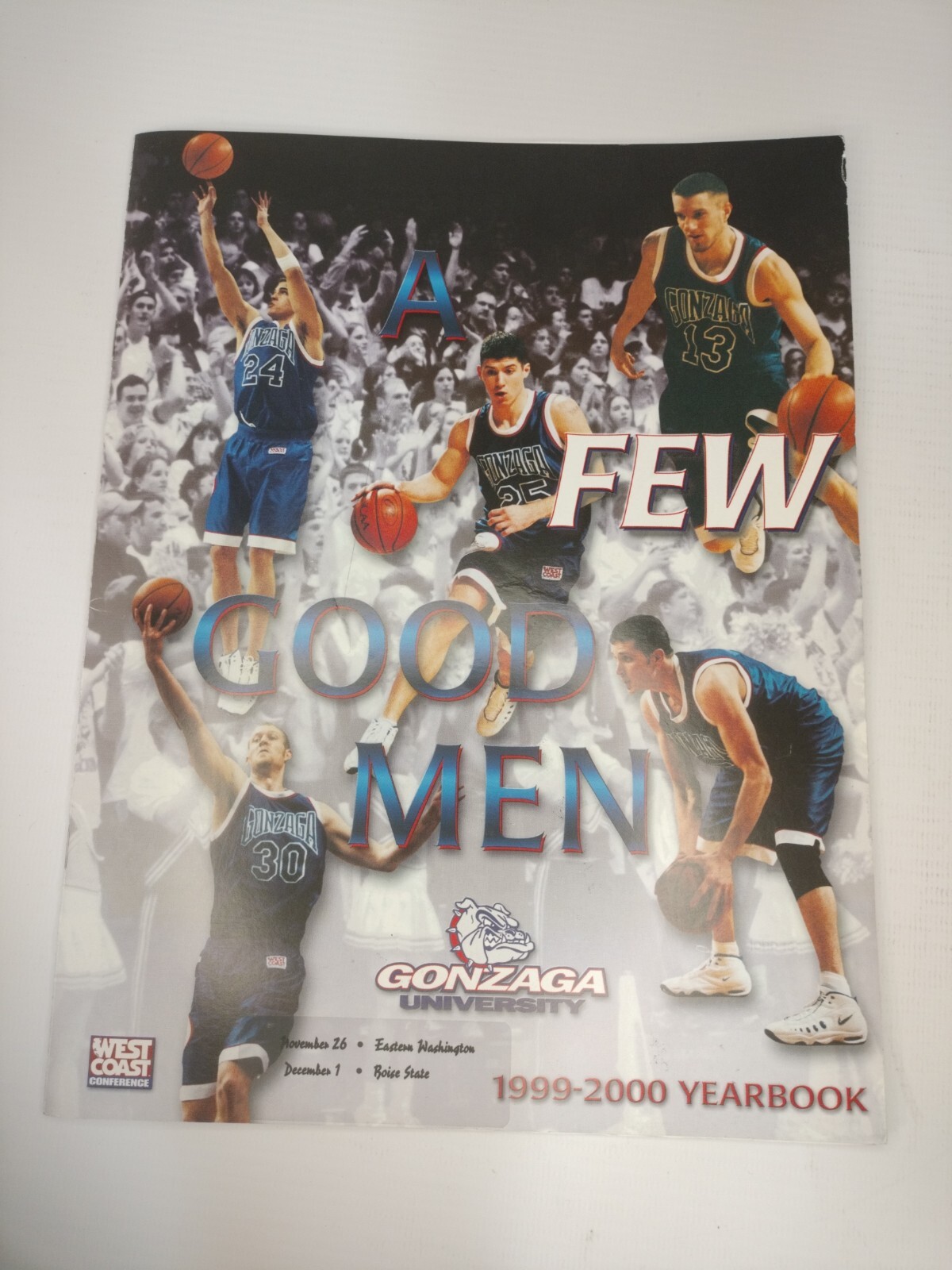 Gonzaga University 1999-2000 Basketball Yearbook Few Good Men 