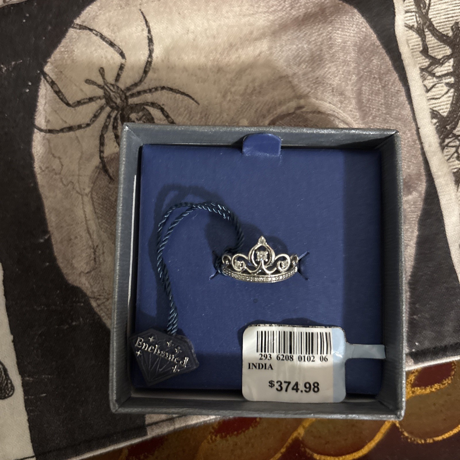 Enchanted Disney Fine Jewelry Crown Tiara Necklace Pendant Charm - Disney