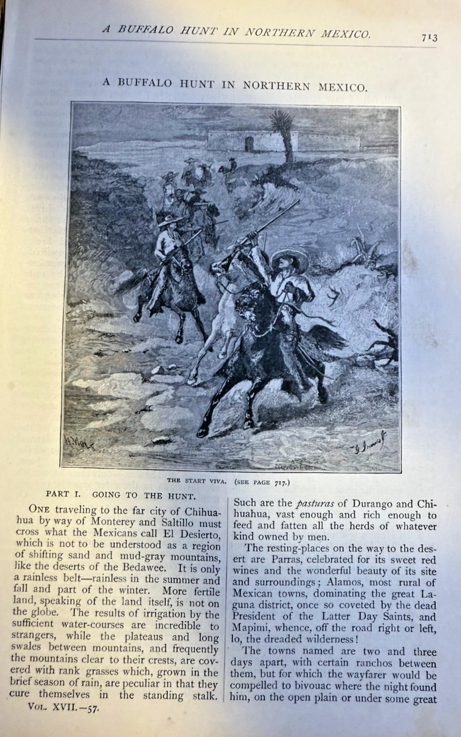 1879 Buffalo Hunt in Northern Mexico illustrated 1879 Buffalo Hunt in Northern Mexico illustrated