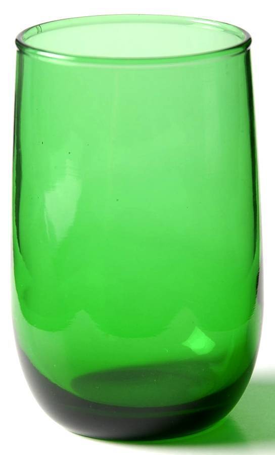 Anchor Hocking Roly Poly Forest Green Juice Glass 2591424