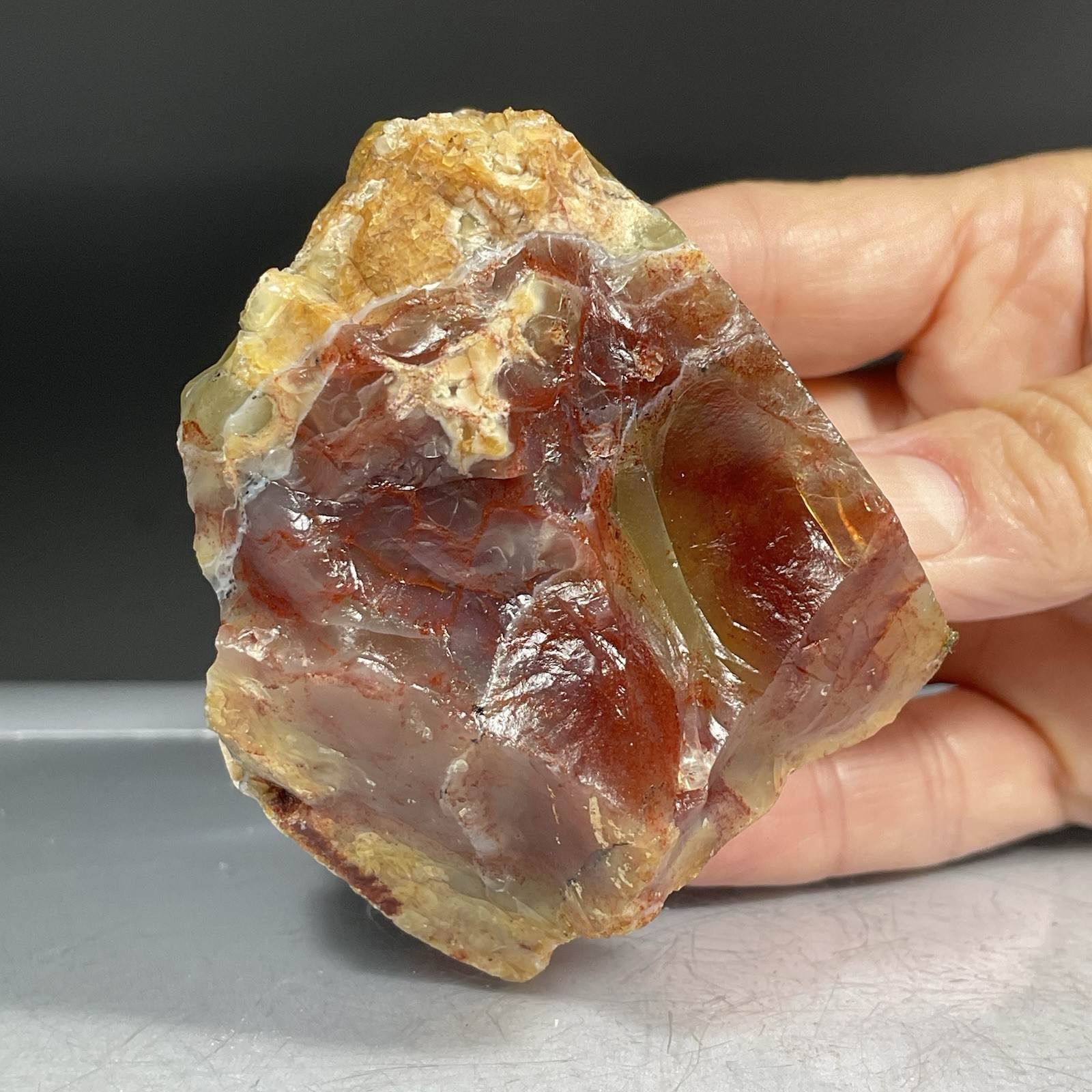 SS Rocks - Red Opal (Opal Butte, Oregon) 189g