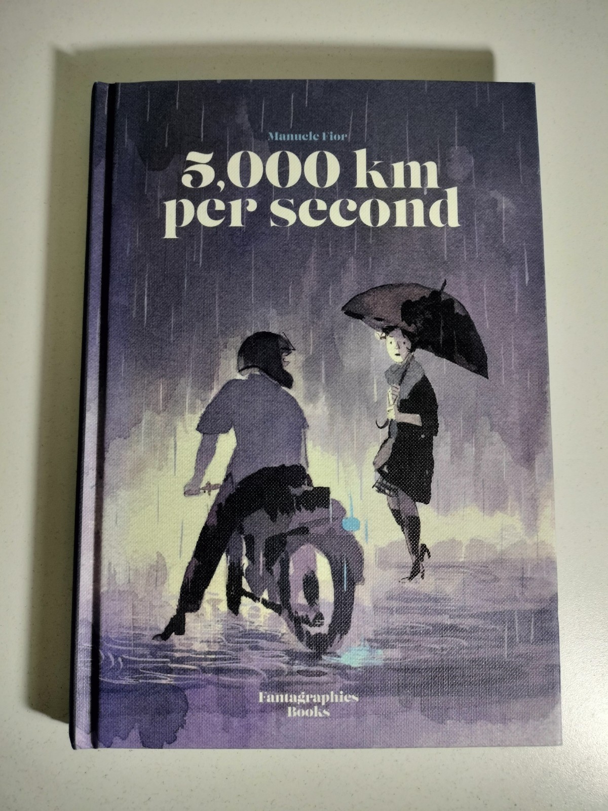 5000 km Per Second Manuele Fior First Printing April 2016 HC Fantagraphics Card