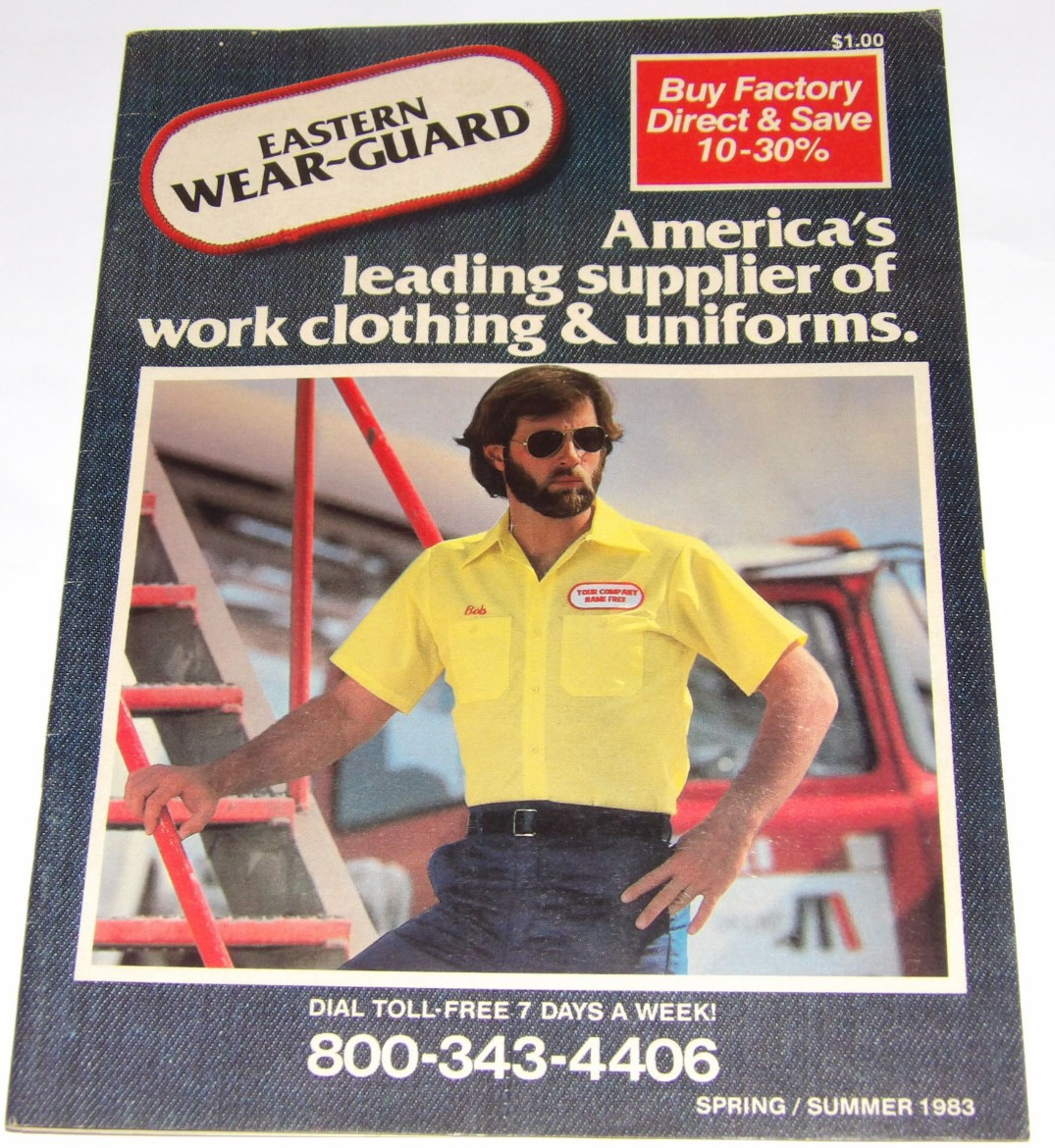 VTG 1983 WORK CLOTHING & UNIFORM CATALOG RAY-BANS/HERMAN SURVIVOR BOOTS/& MORE