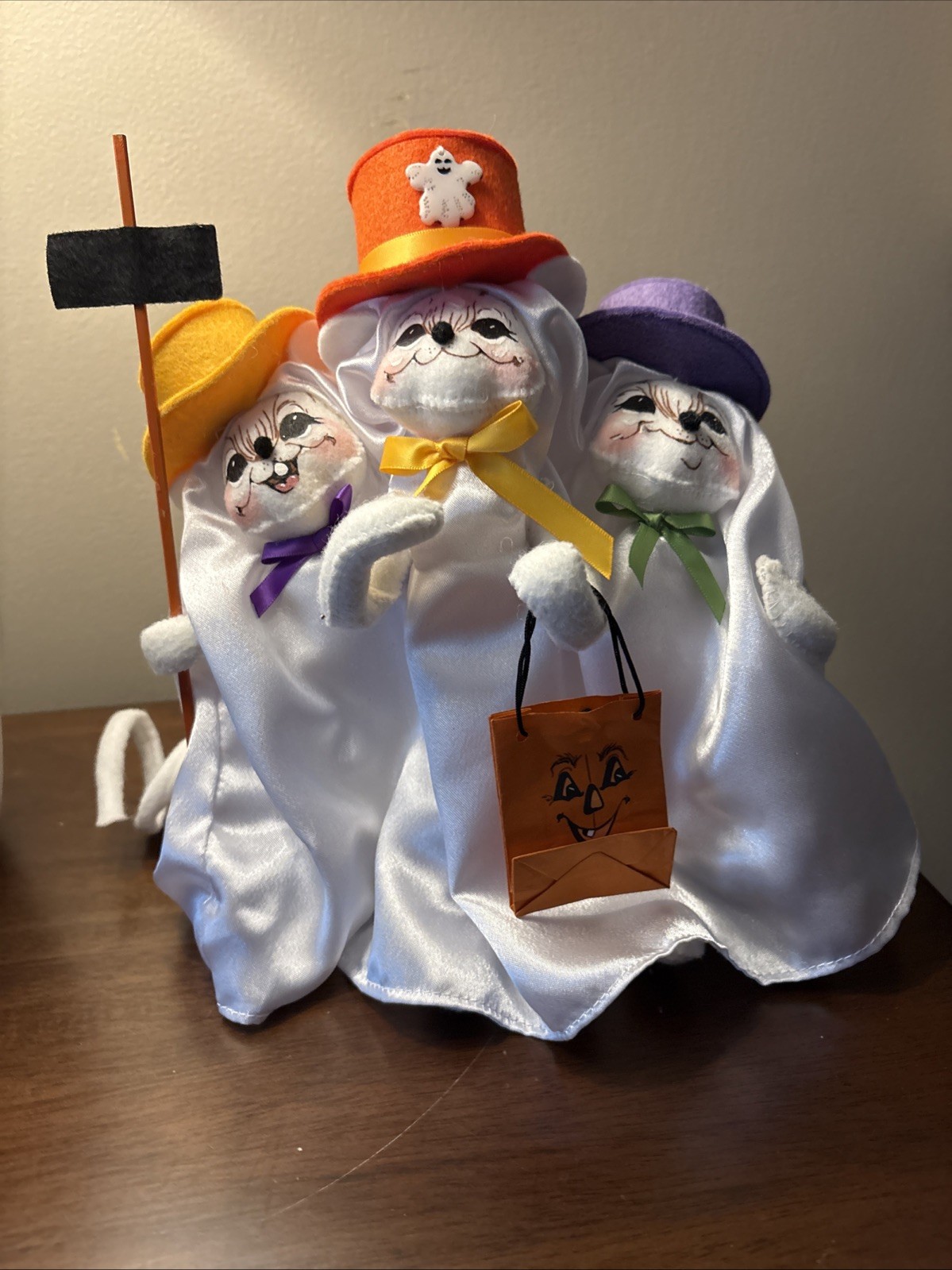 Annalee Halloween Bunch of Three Mice Ghostly Gathering 2007 10