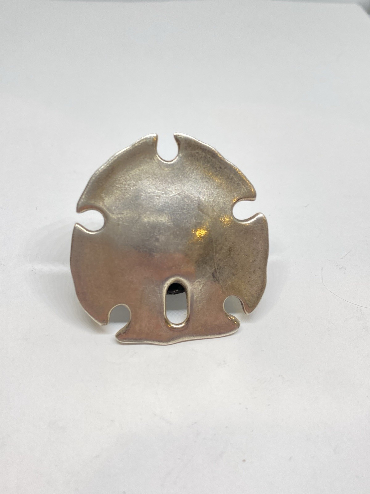 SIZE 8 40.3g RLM ROBERT LEE MORRIS STUDIO SEASHELL ABSTRACT STERLING SILVER RING