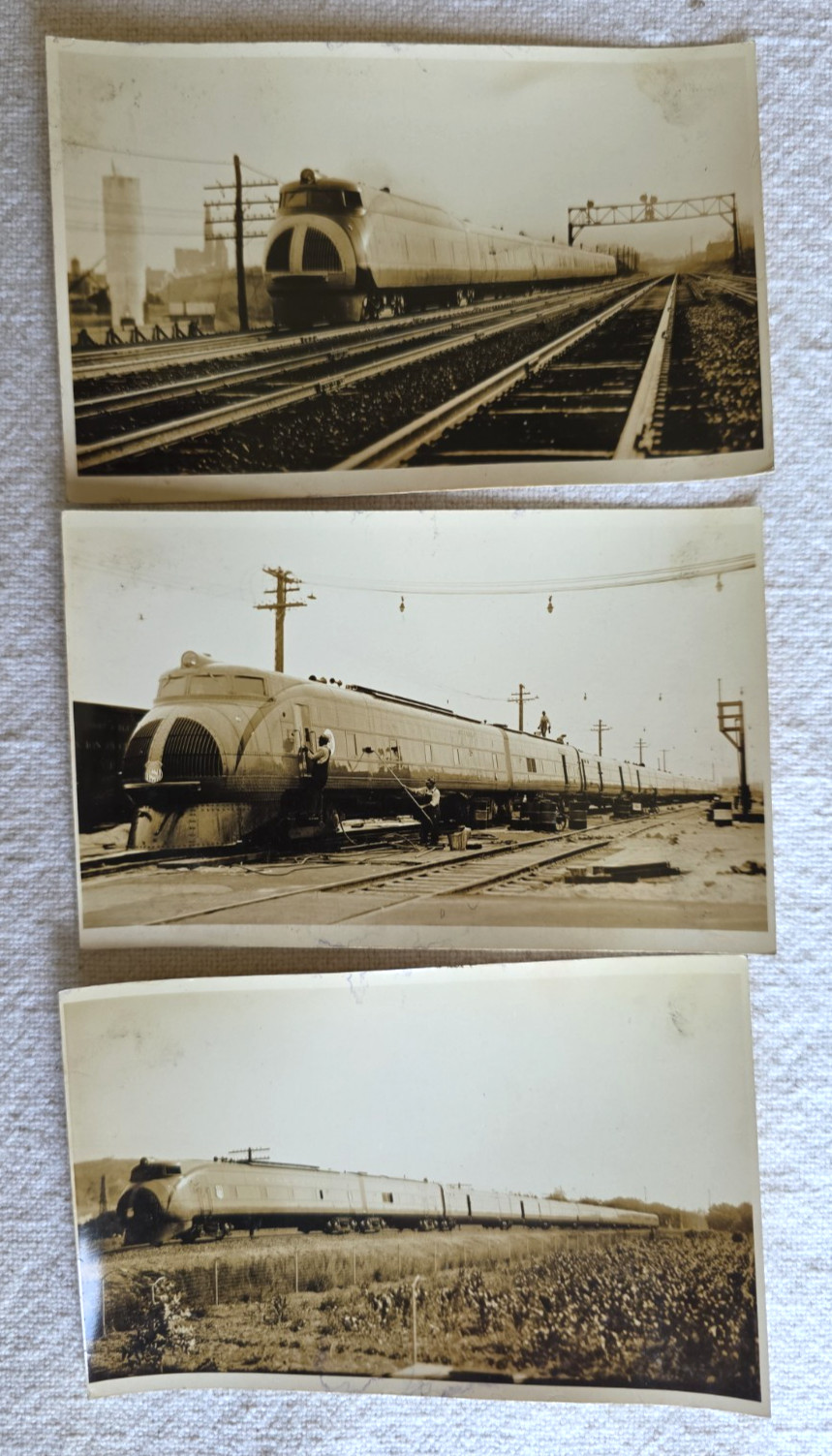Vintage RPPC Union Pacific City Of Las Vegas? Real Photo Postcard Lot Of 3