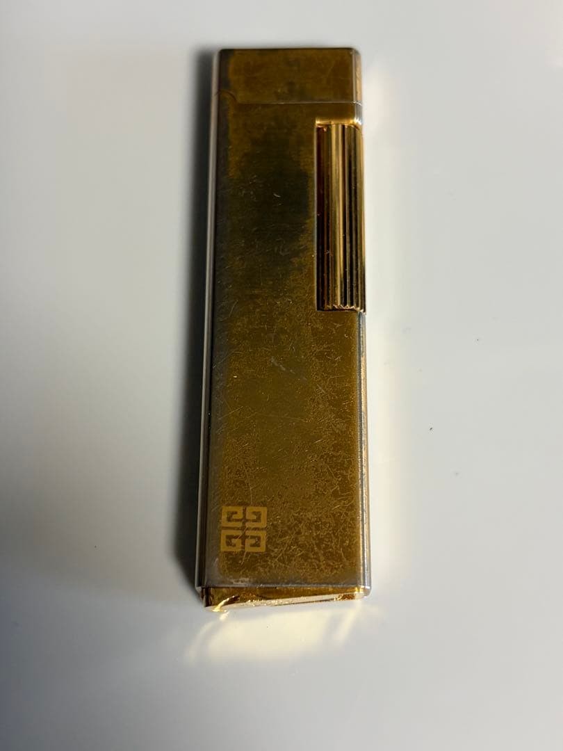 Givenchy9000 Gas Lighter Gold Color