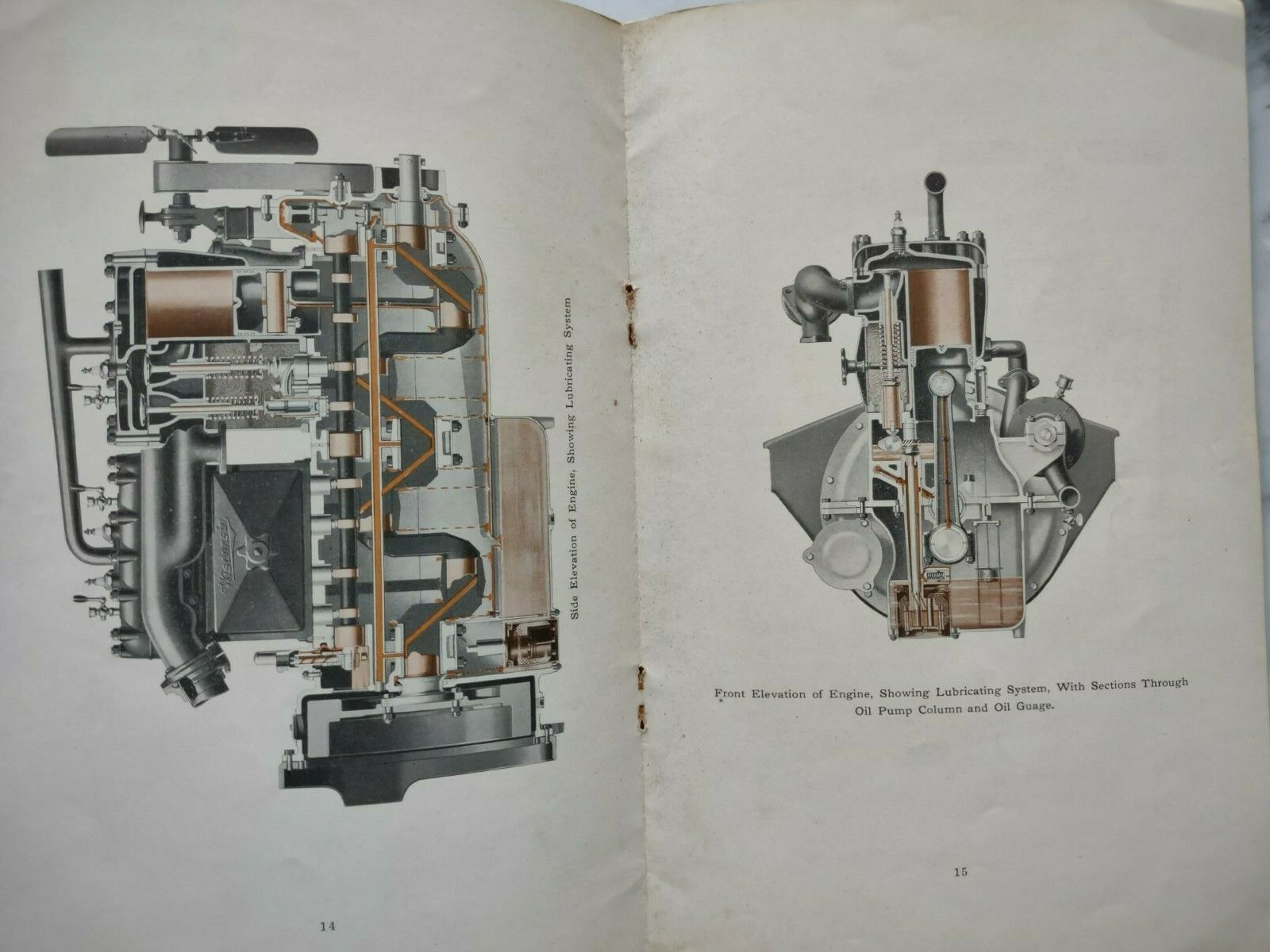 Vintage Wisconsin Motor MFG Co Milwaukee L Head Type Engines Illustrated Manual