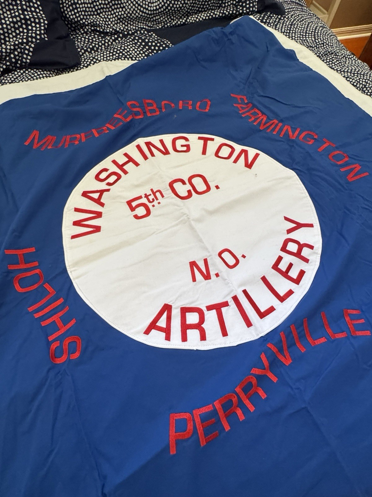 New Orleans 5th Company Washington Artillery Battle Flag Handmade Sewn Quality