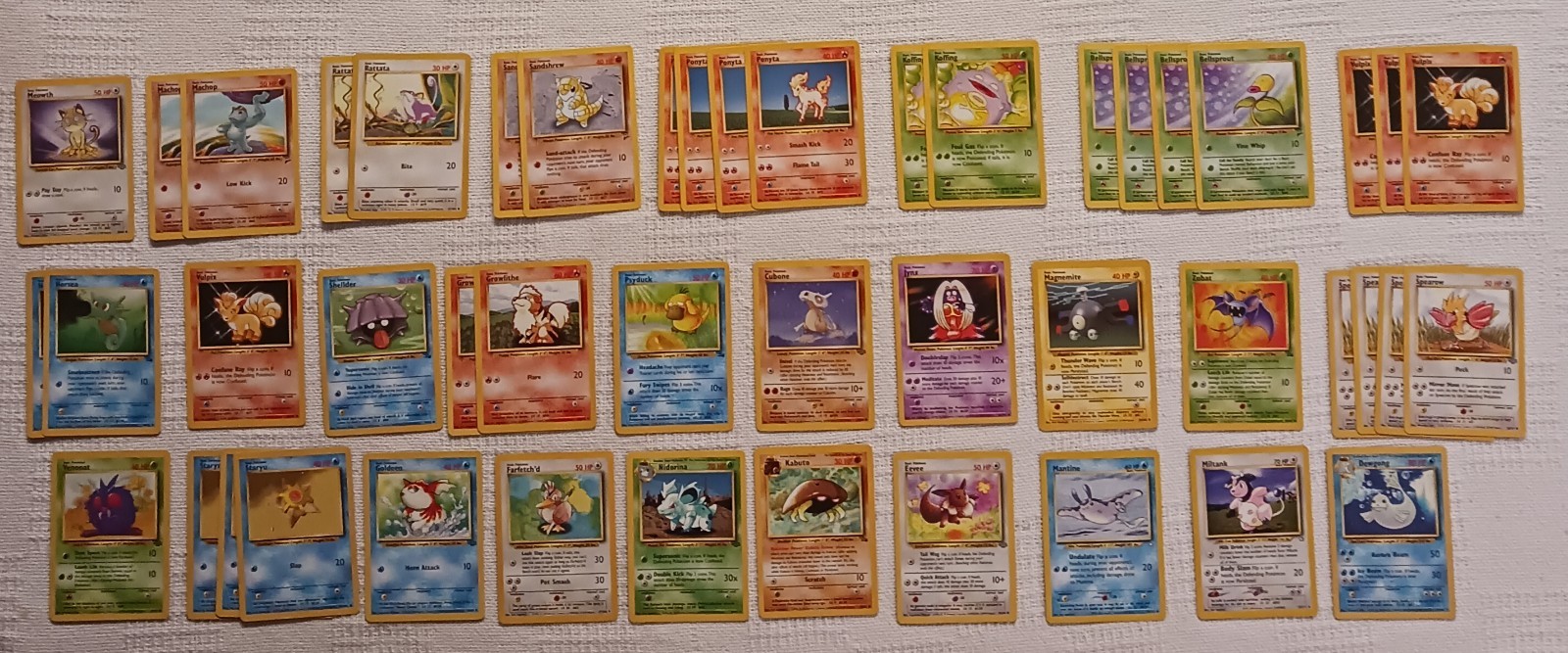 47 - Card Lot 1999 Wizard's Various Vintage Pokemon