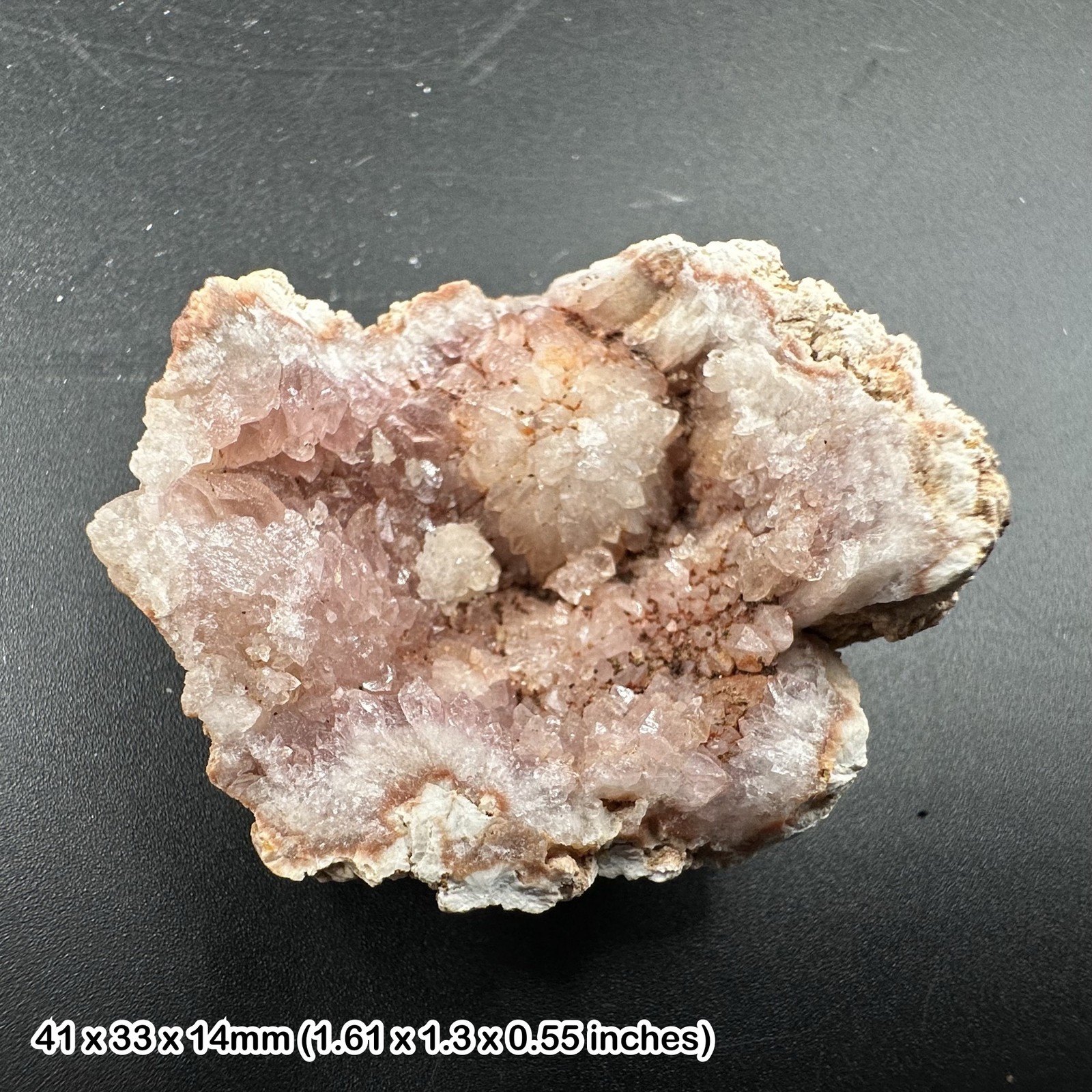 Patagonian Pink Amethyst Cluster Natural Crystal Mineral Argentina | Genuine