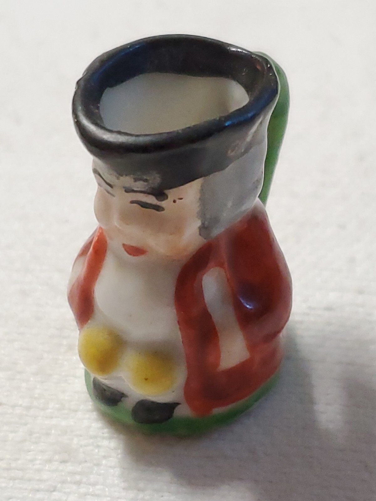 Vintage Mini Toby Jug Mug 1 3/8\