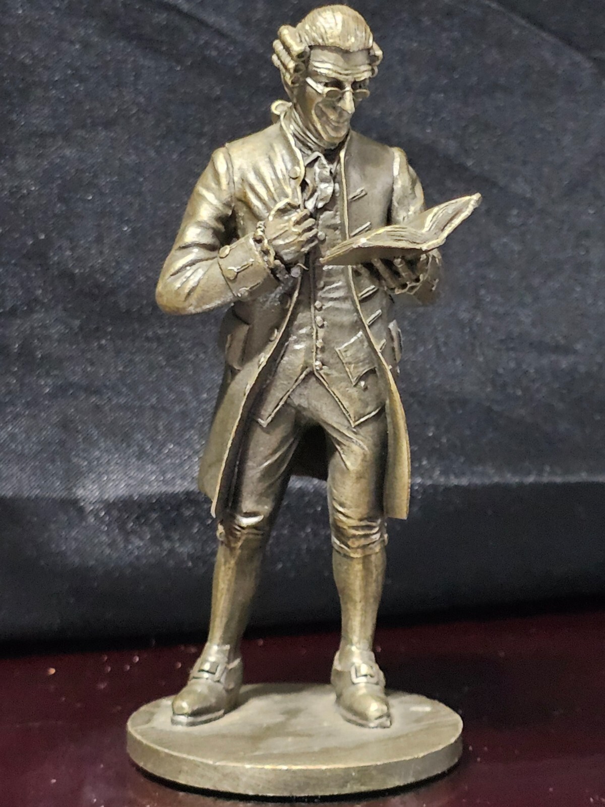 VINTAGE THE FRANKLIN MINT FINE PEWTER 1974 THE SCHOOLMASTER 4\