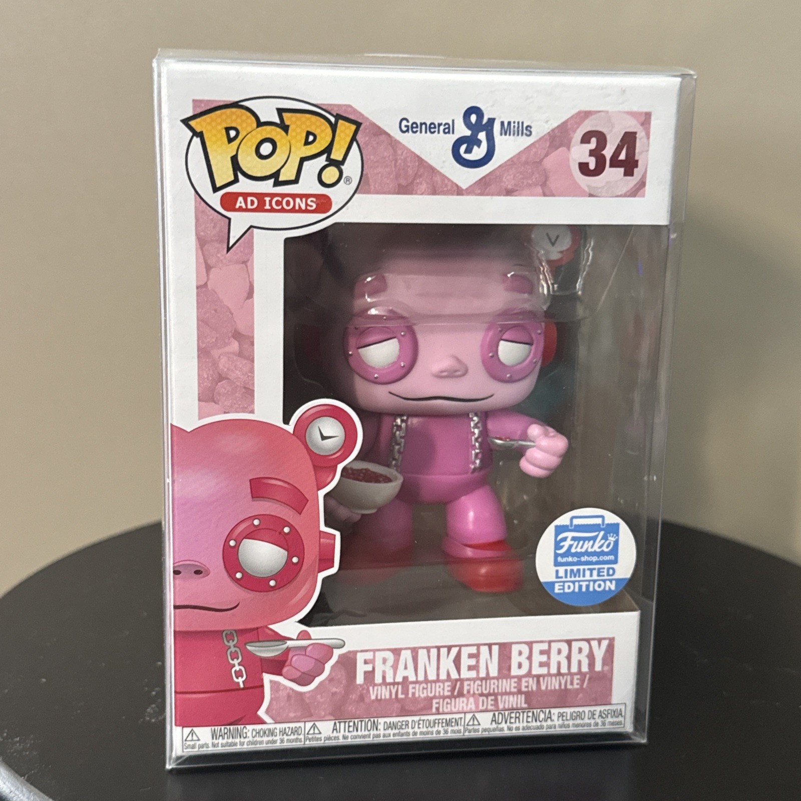 Funko Pop Ad Icons General Mills Franken Berry #34 Funko Shop Excl Ltd Ed