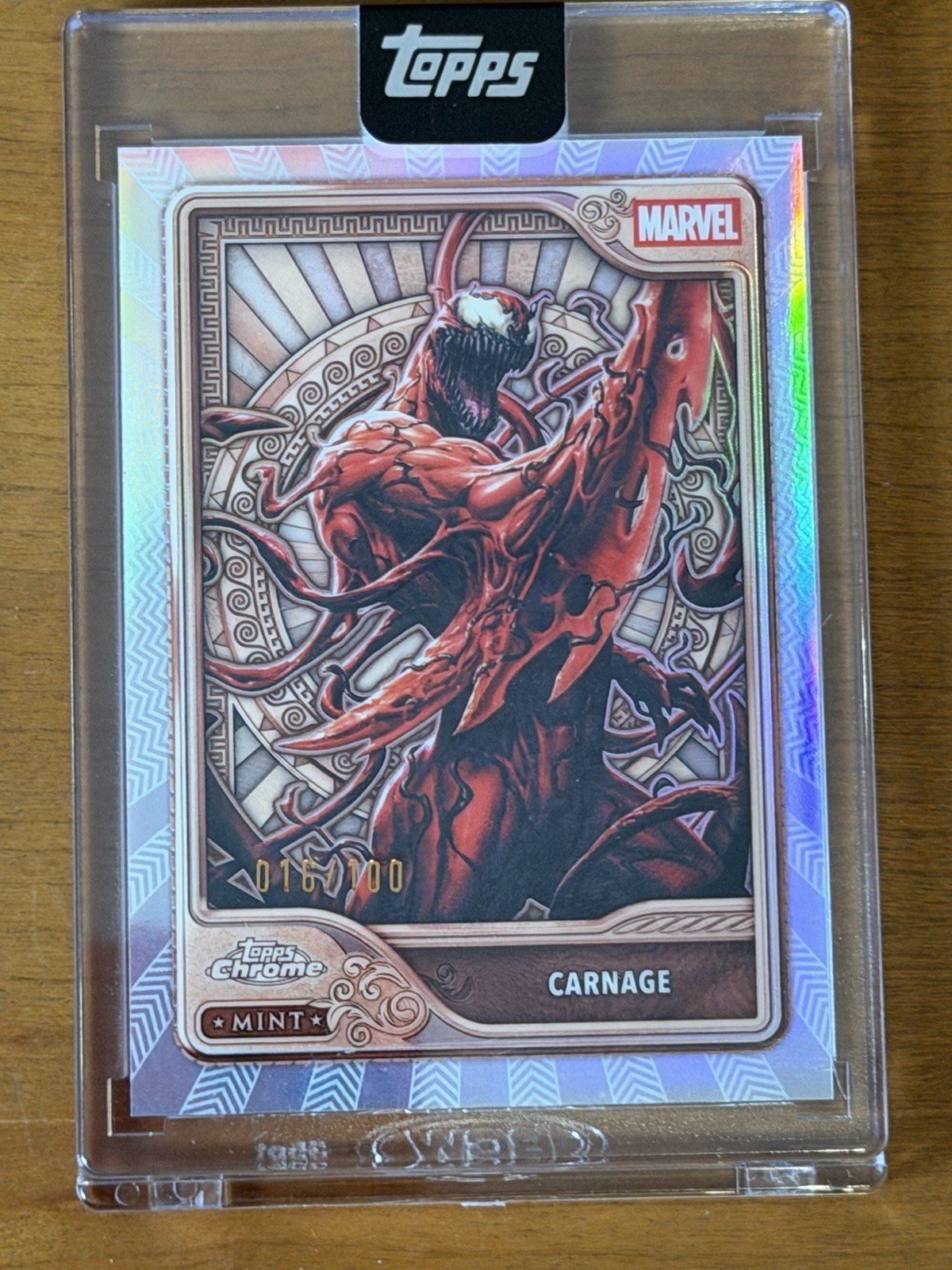 2026 Topps Mint Marvel CARNAGE Encased Silver SSP /100