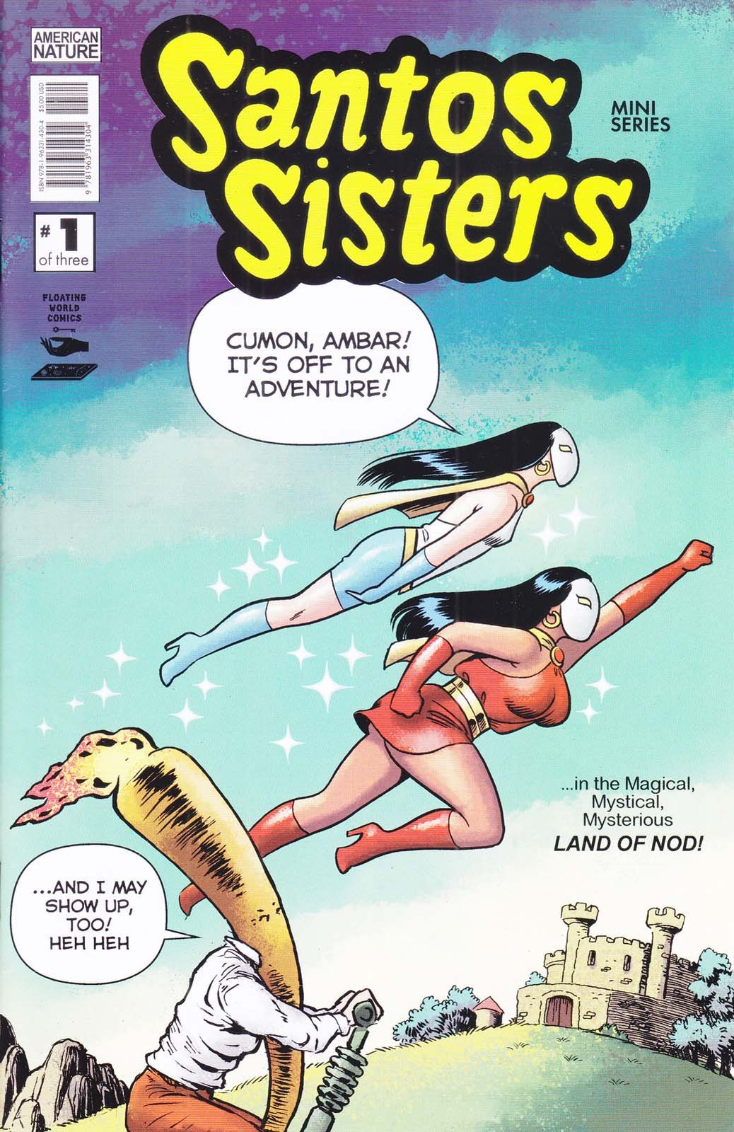 Santos Sisters Fun Special #1B VF/NM; Floating World | Flaming Carrot - w/Bag+Bo