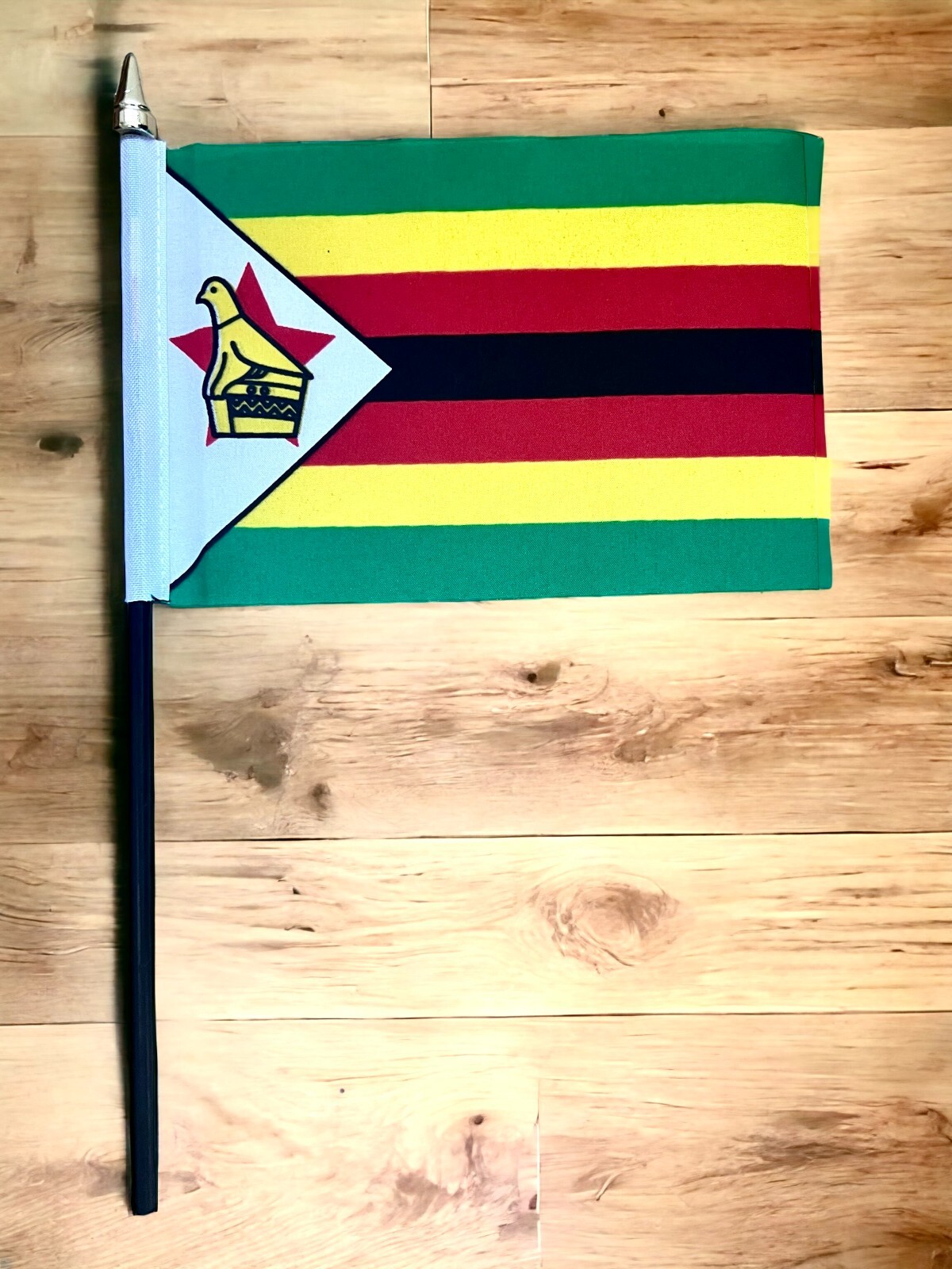 PACK OF 5 ZIMBABWE Small hand waving FLAG 6\