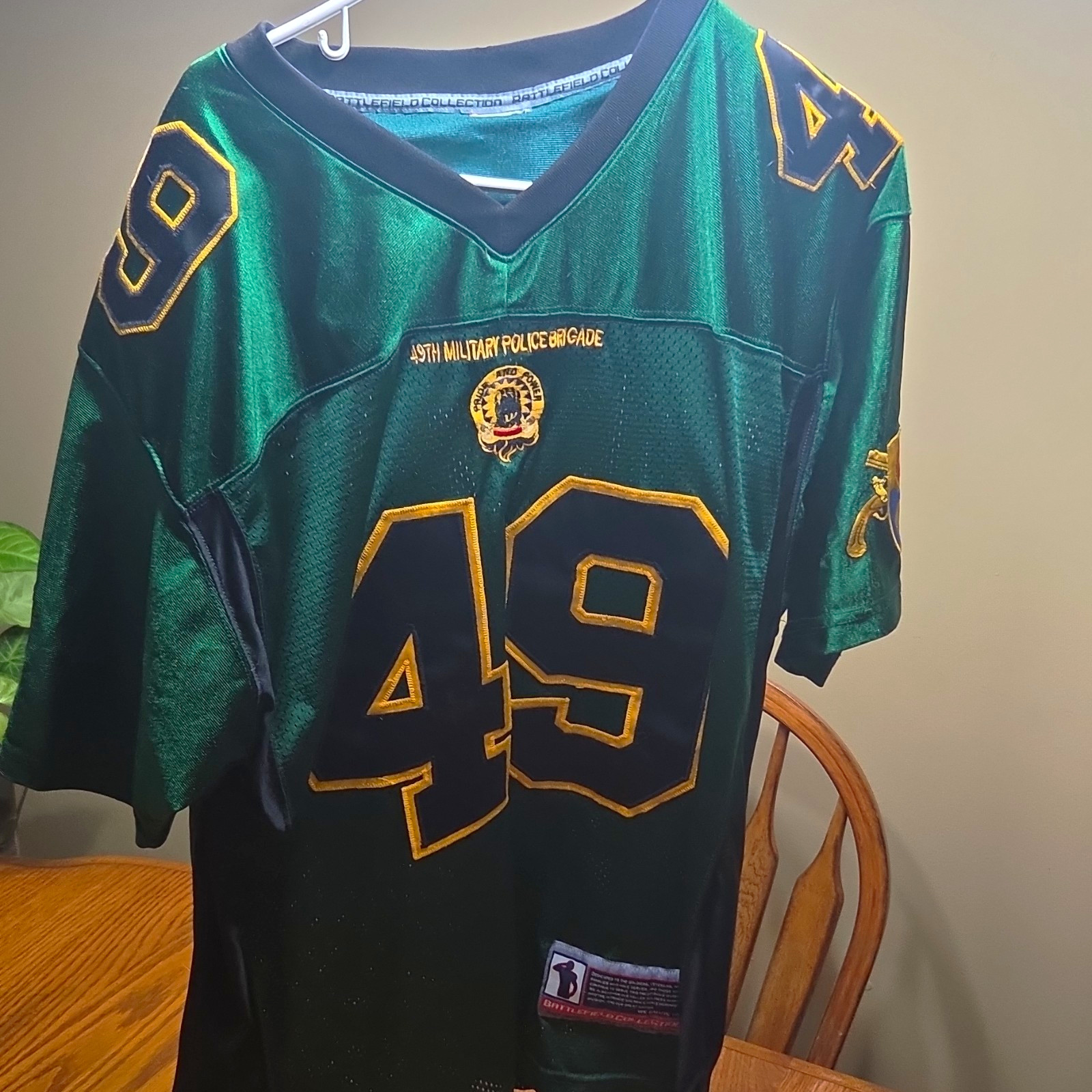 Battlefield Collection 49th Military Police Brigade Sentinels Jersey. N.W.O.T.Lg