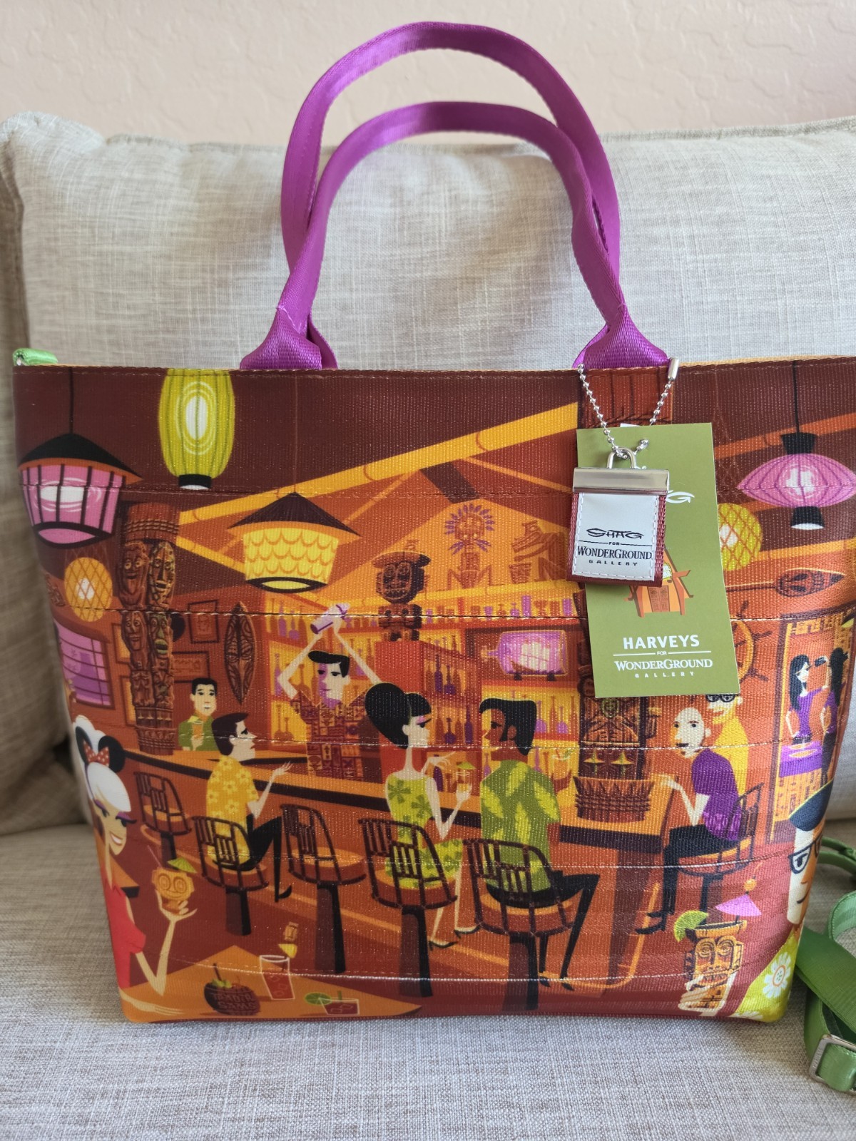 Disney Trader Sam's Harvey's Streamline Tote, SHAG for Wondergroung Gallery