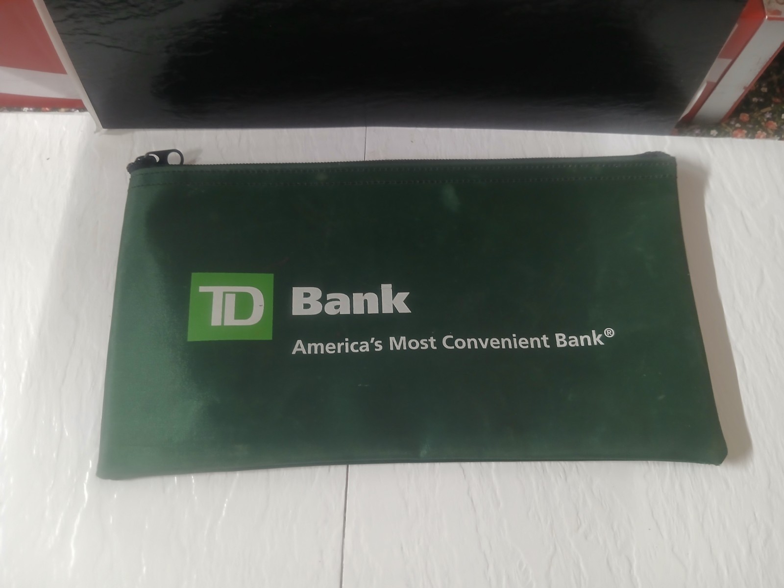 TD Bank Deposit Bag Pouch A. Rifkin Company Green Bank Bag USA 2008