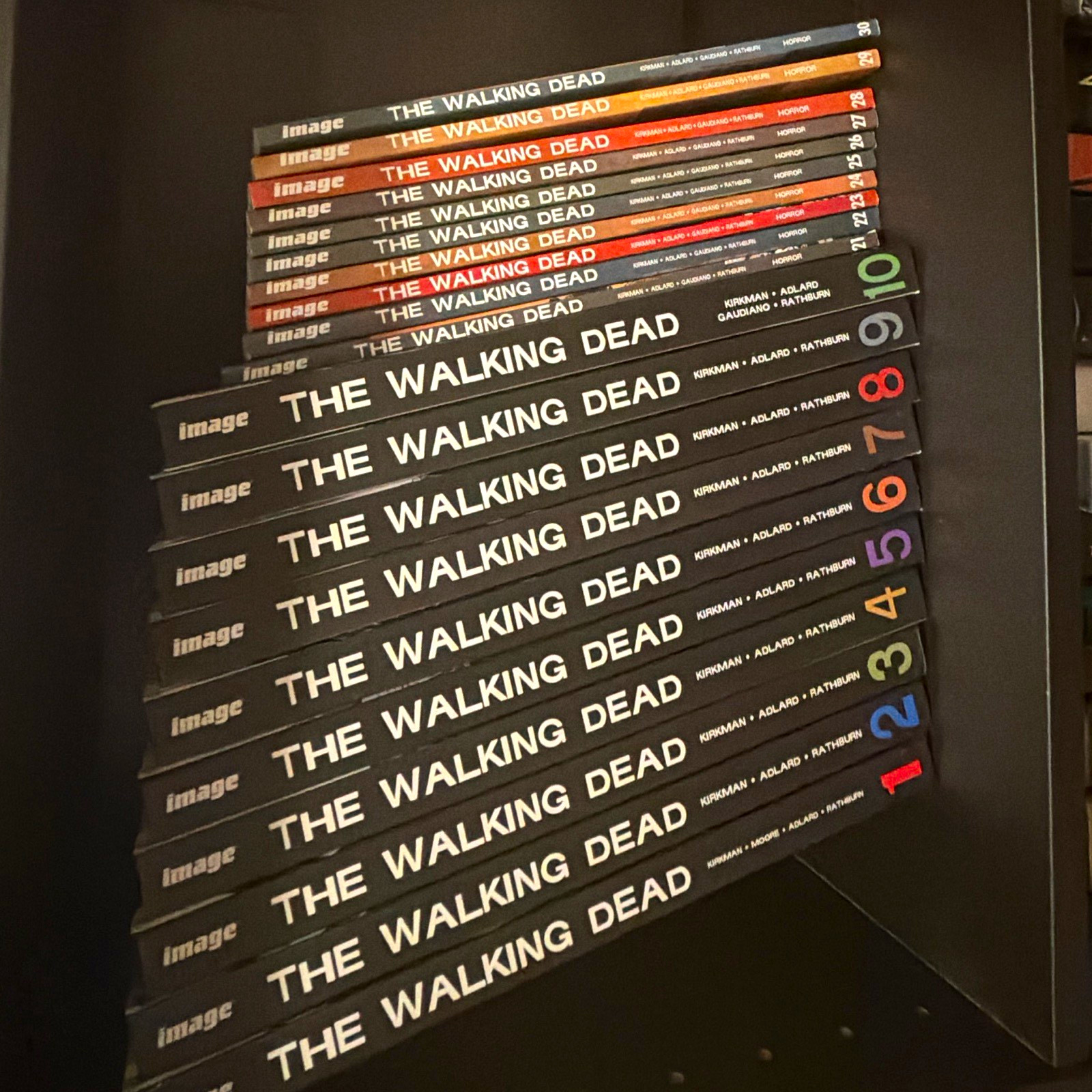 The Walking Dead Vol 1-10 Hardcover and 21-30 Paperback Lot.  SEE DESCRIPTION