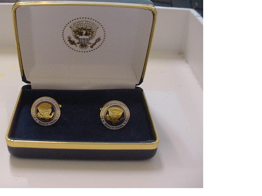 Pair of  Unusual President Barack Obama Cufflinks- 