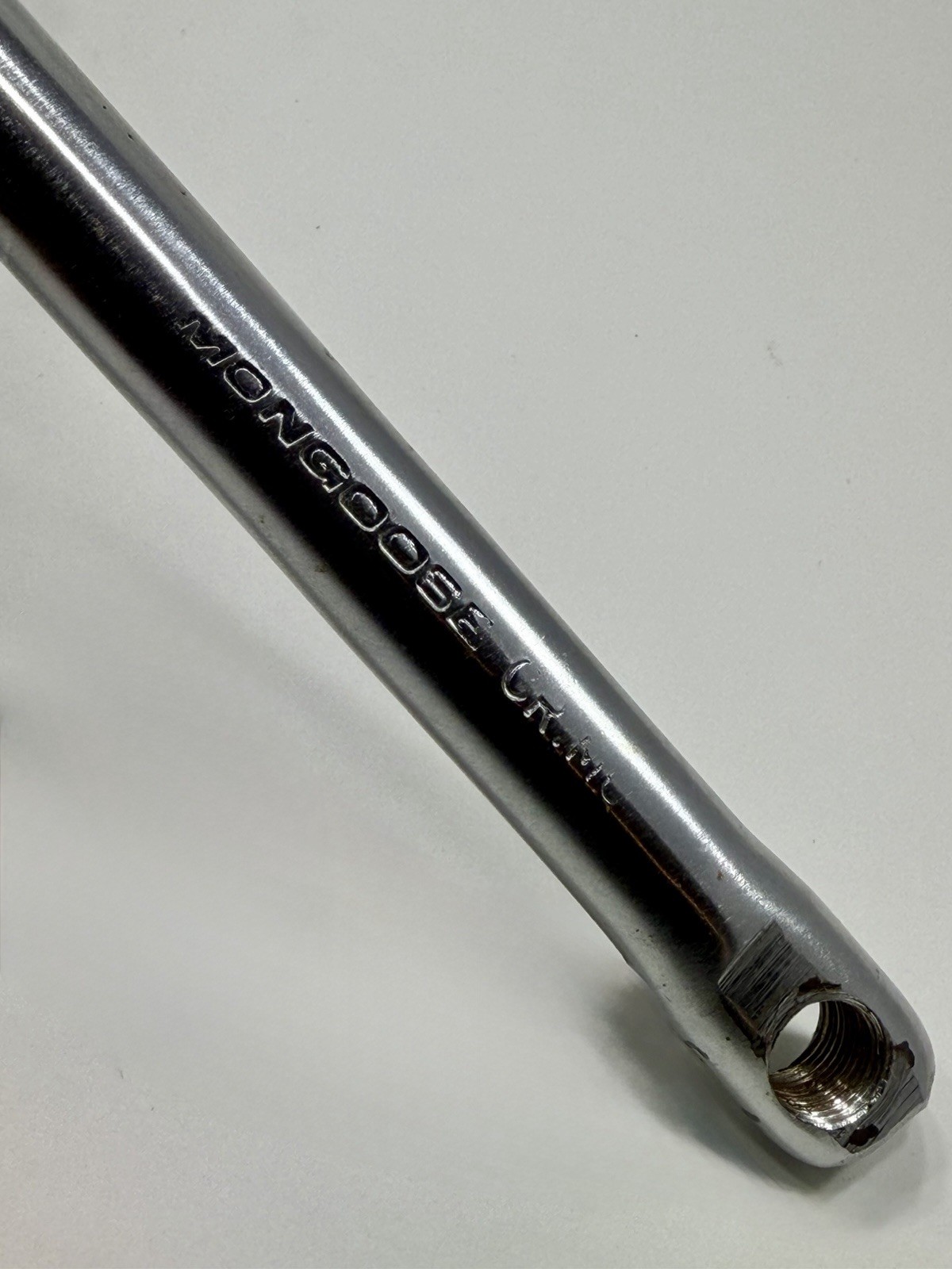 Vintage Mongoose Stamped BMX Crank Mid School 90s CR-MO DK175 DK 175mm Vintage Mongoose Stamped BMX Crank Mid School 90s CR-MO DK175 DK 175mm