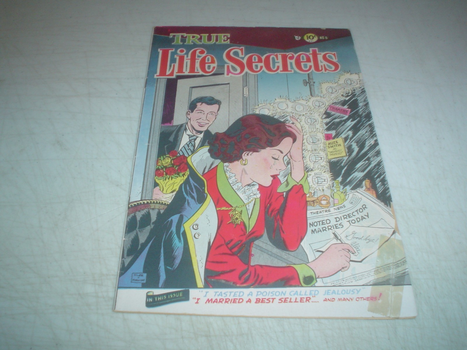 True Life Secrets #6 Charlton Comic 1952 RARE
