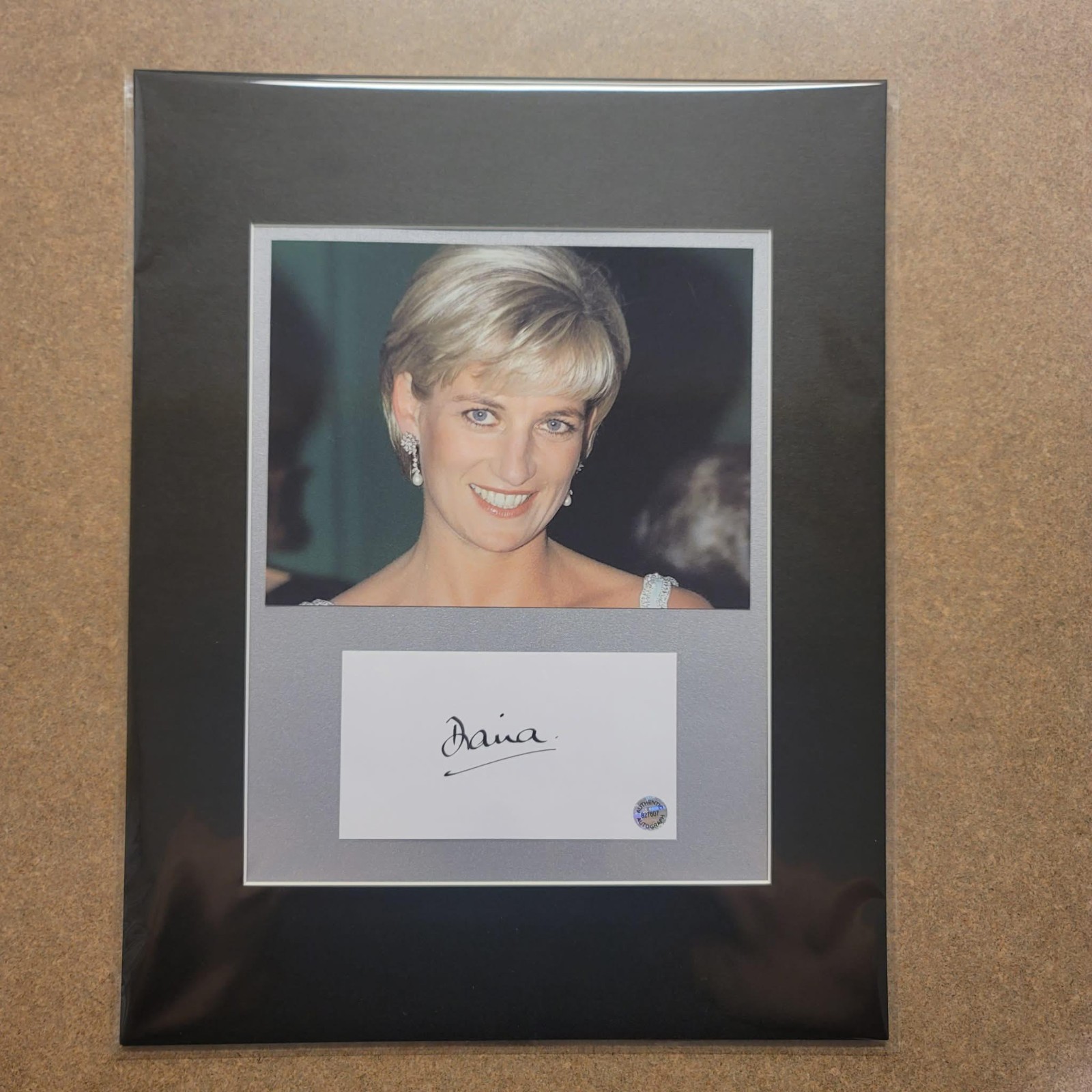 Princess Diana (1961-1997) Signed/Autographed Photo Display - COA