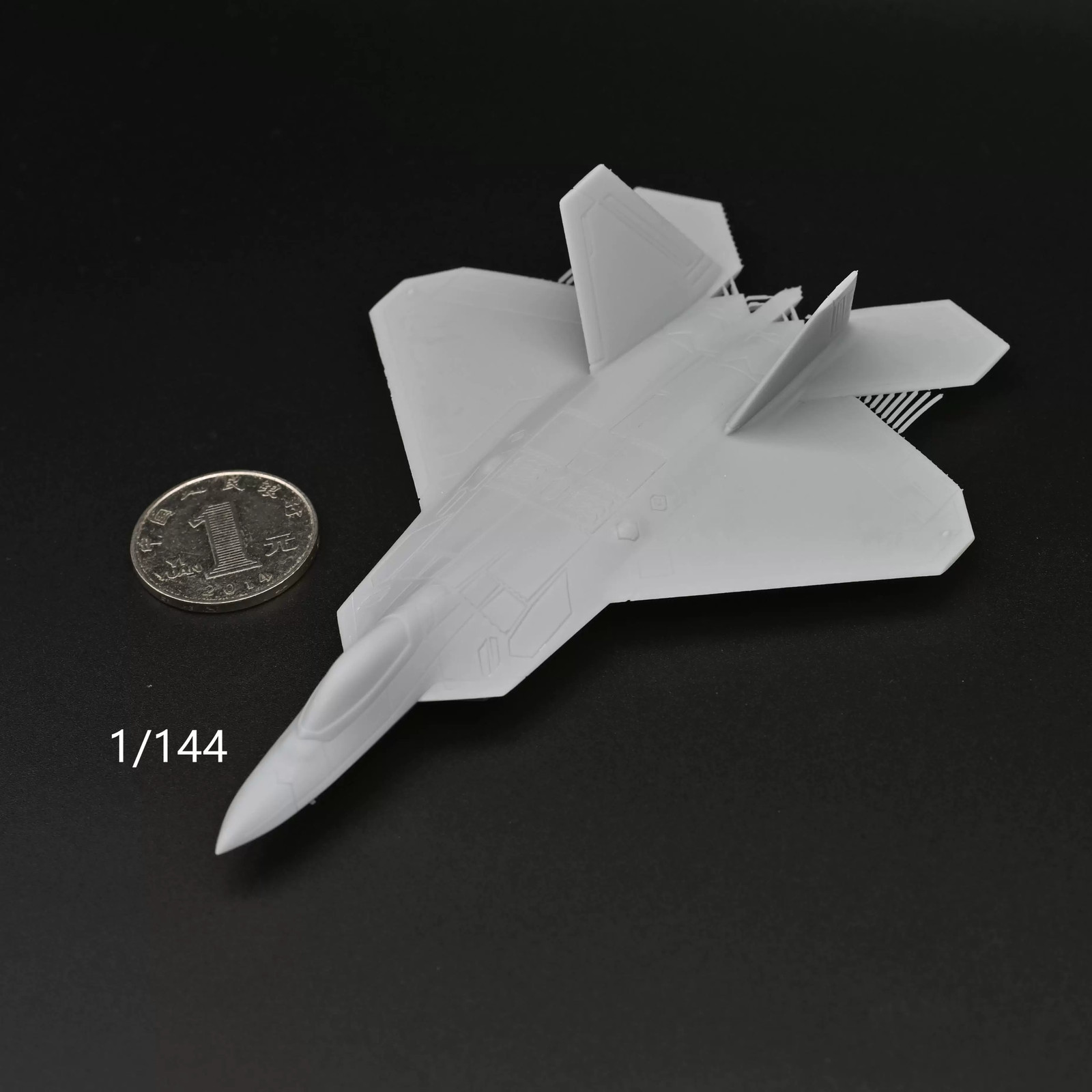 1/2000/700/400/350 U.S. F-22 Raptor Stealth Fighter Jet Resin Printed