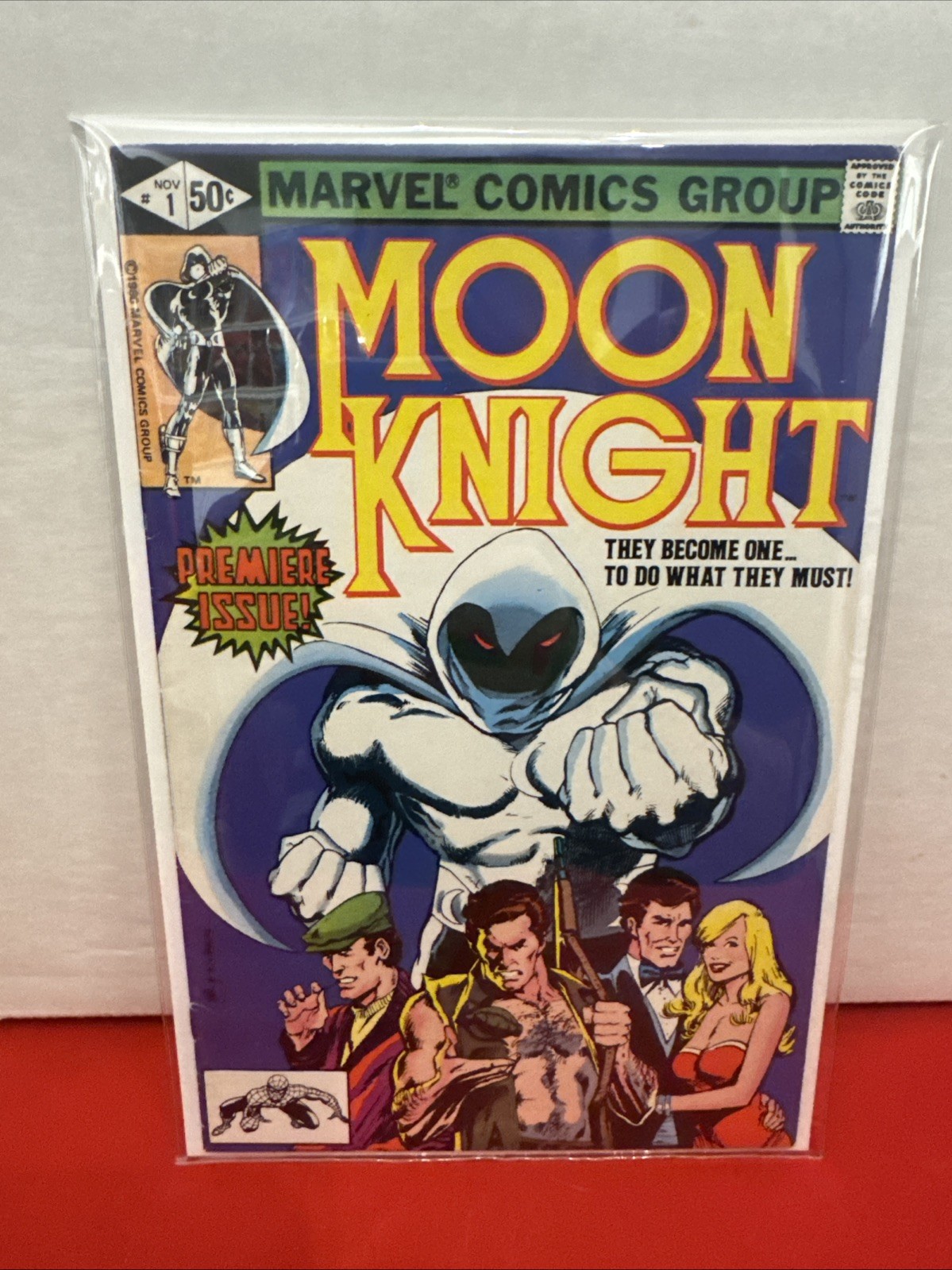 Moon Knight 1 Marvel 1980 Newsstand 1st Bushman Khonshu Sienkiewicz Key