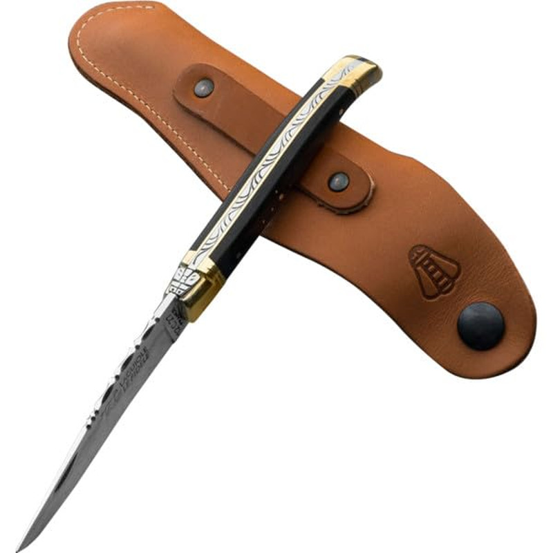 Laguiole Le Fidele Pocket Knife for Men and Women - 7.9” Handmade Stainless Stee
