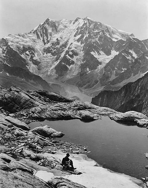 Italy Swiss Matterhorn view of the italian side of Monte Rosa at Z- 1913 Photo