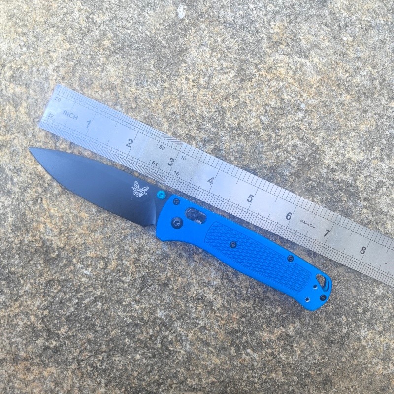 7.5” Blue 535 S30V Blade Aluminum Handle Tactical Pocket Folding Tool Knife Edc