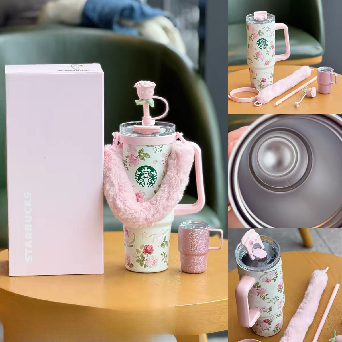 NEW Starbucks China 2026 Spring Kaleidoscope Rose Collection Tumblers & Mugs