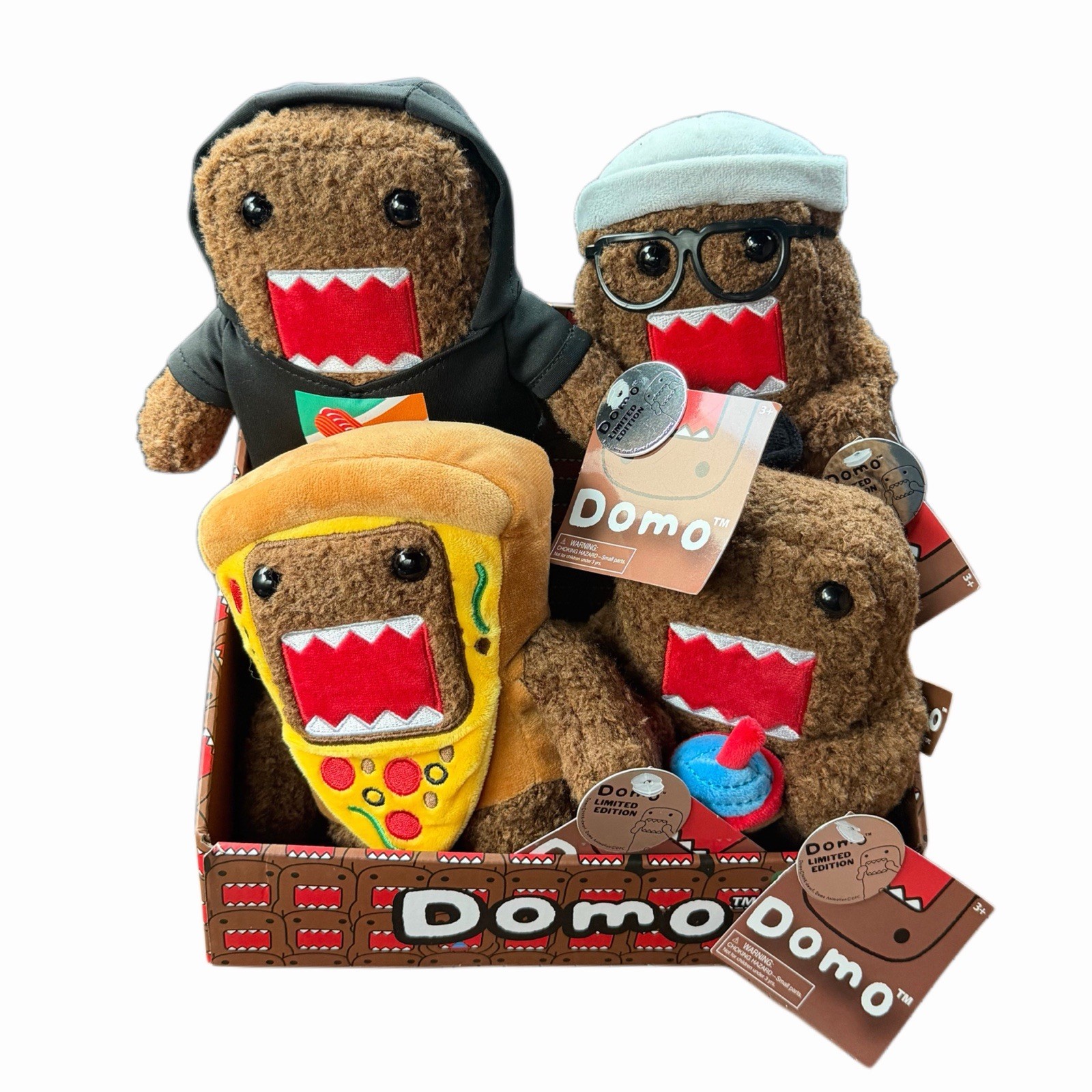 Domo-Kun 2026 7-Eleven Limited Edition Plushies (FULL SET OF 4) NWT