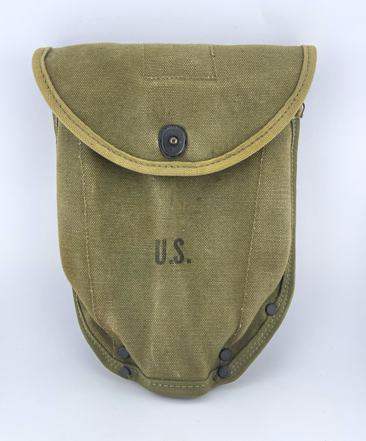 WWII US M1943 Shovel Cover 1944 Tulsa Canvas Entrenching Tool Carrier Original