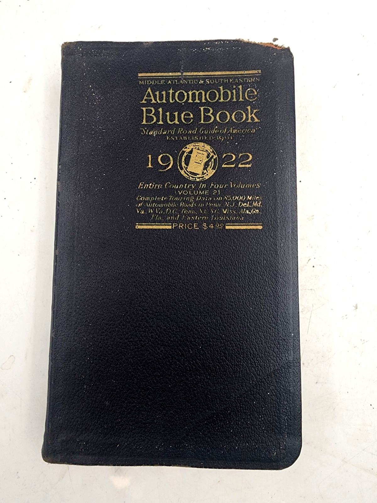 1922 KELLY TIRES AUTOMOBILE BLUE BOOK Vol 2, Mid-Atlantic & South Eastern Area 1922 KELLY TIRES AUTOMOBILE BLUE BOOK Vol 2, Mid-Atlantic & South Eastern Area