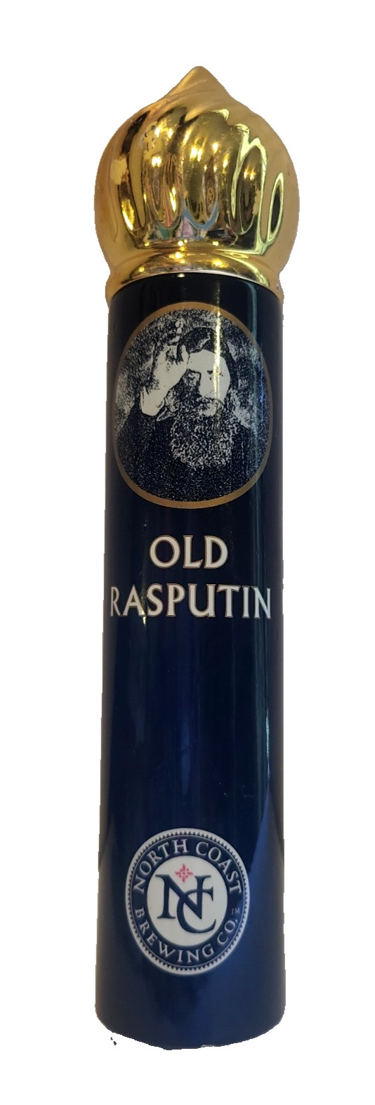North Coast Brewing Co. Old Rasputin Russian Imperial Stout Beer Tap Handle 10\