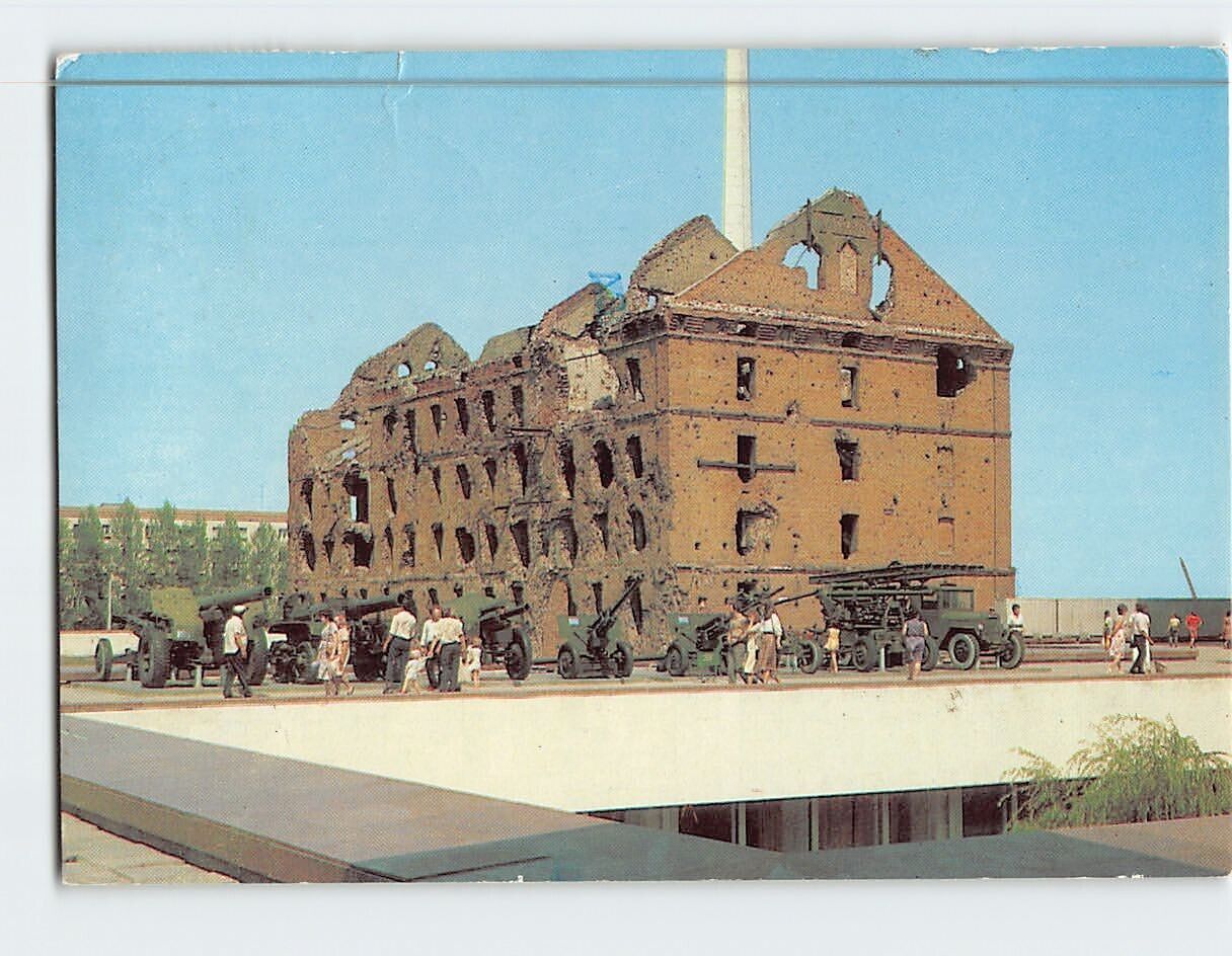 Postcard Ruins of a Mill Battle of Stalingrad Volgograd Russia