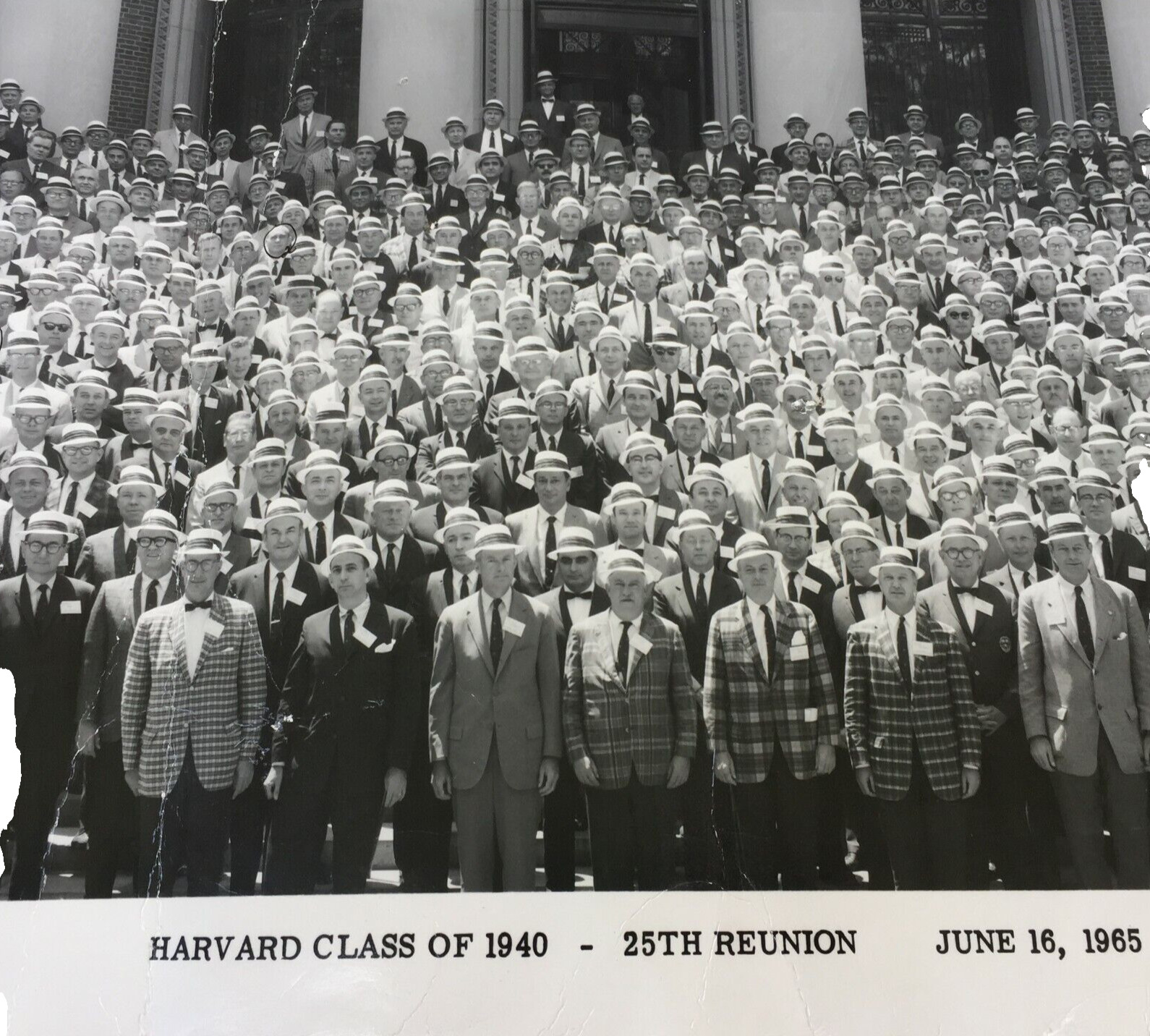 1965 Photo Harvard University Class 1940 25th Year Reunion Famous Alumni 10