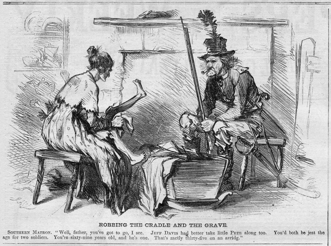 Robbing The Cradle And The Grave, Civil War, Jeff Davis