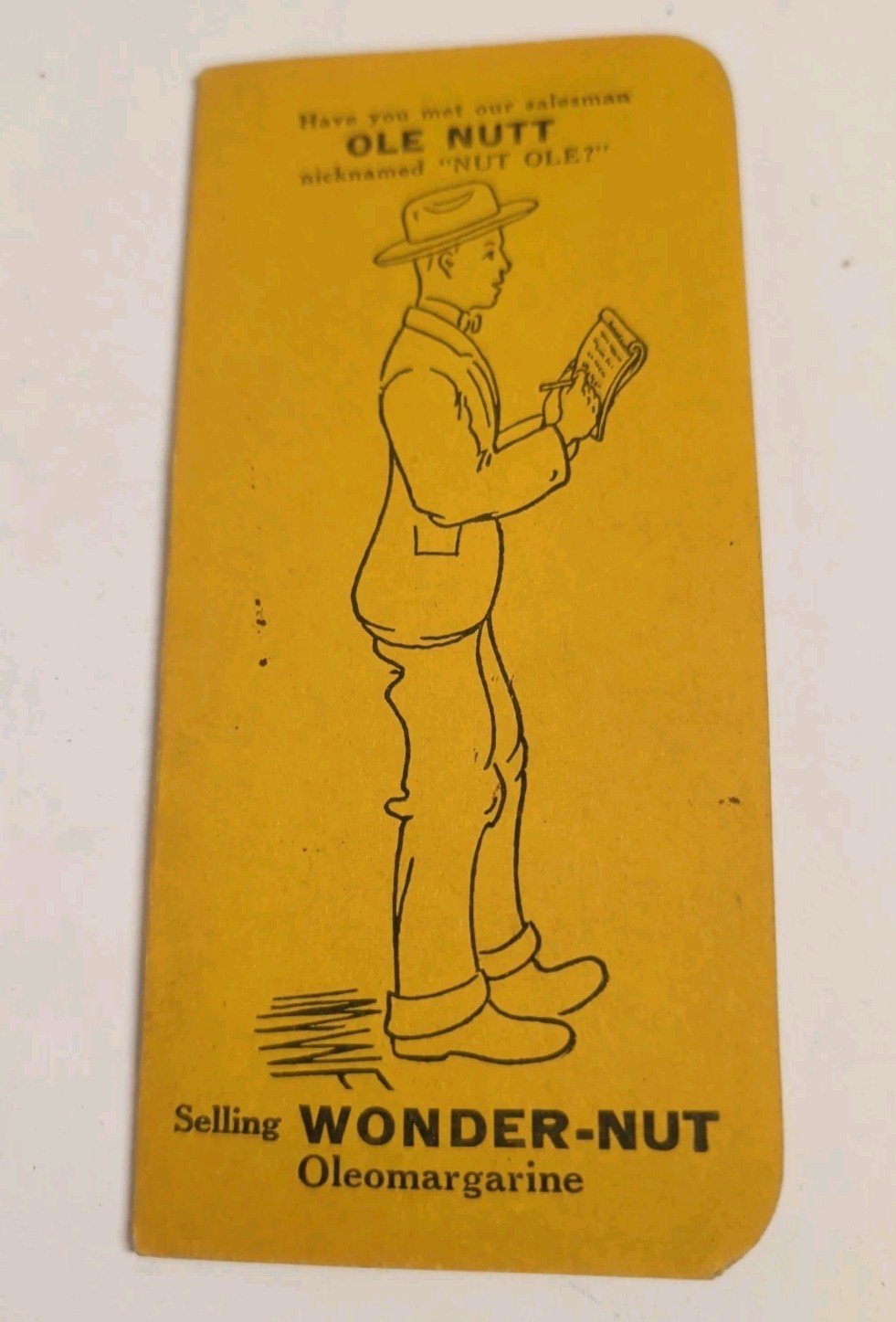1927 Vintage Margarine Booklet  Oleomargarine WONDER-NUT Jefferson Wisconsin 