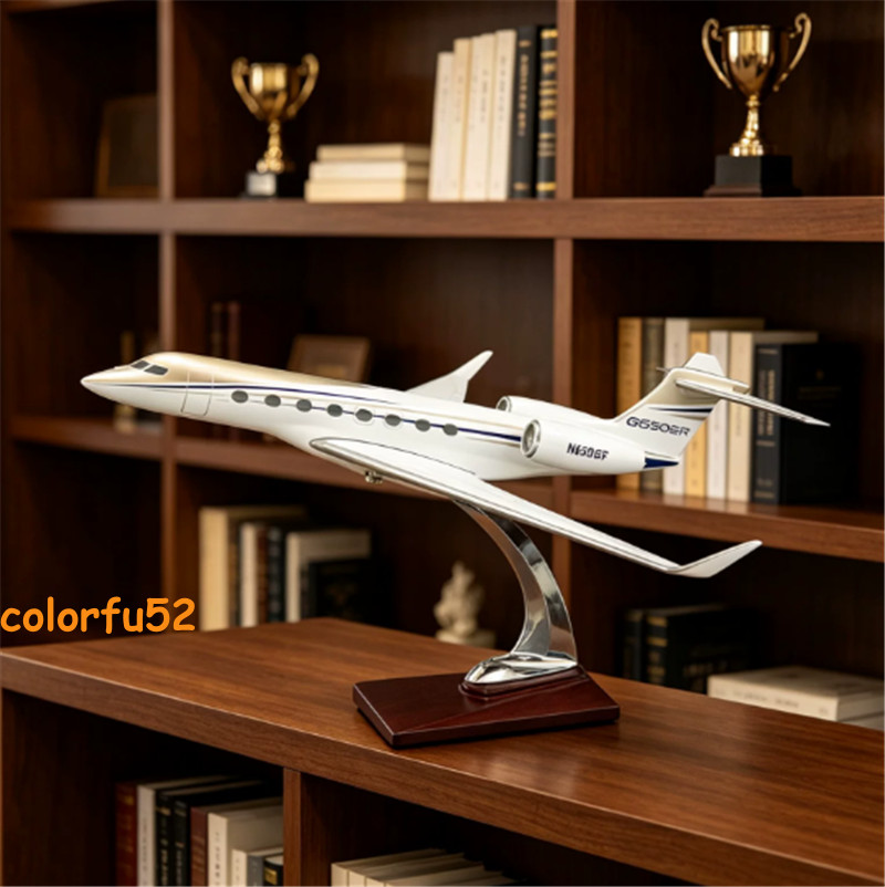 1:100 Gulfstream G650ER Private Jet Model Business Jet Gift Box 32cm/13'' Gift