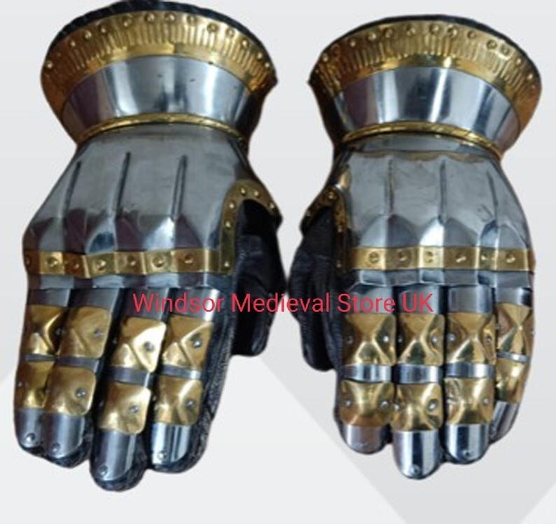 Handmade Replicas of Medieval Churburg Gauntlet with 1.2mm Thick Mild Steel Handmade Replicas of Medieval Churburg Gauntlet with 1.2mm Thick Mild Steel